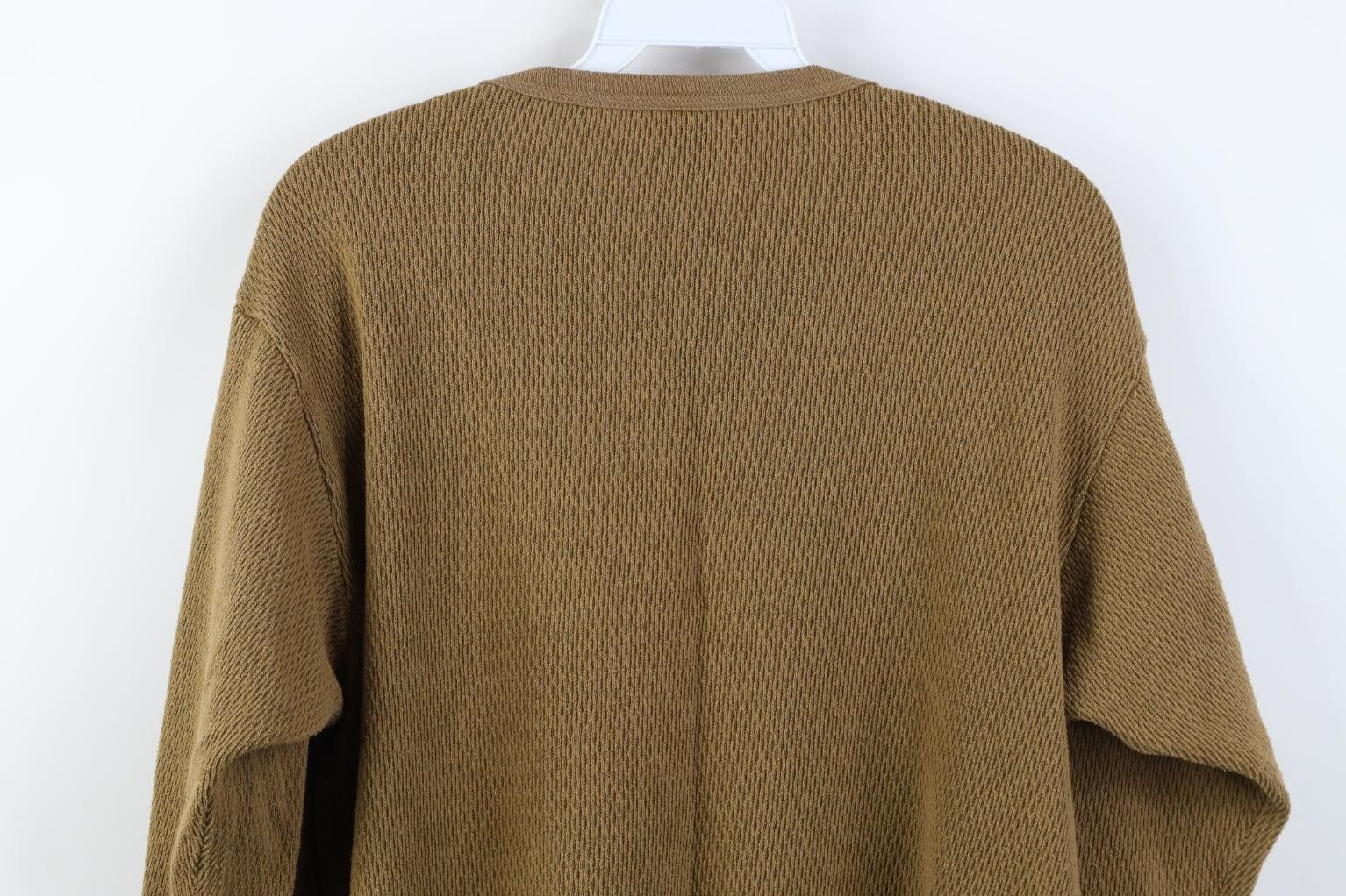 Vintage Vintage 90s Streetwear Thermal Waffle Knit T-Shirt Breen Size US XL / EU 56 / 4 - 8 Thumbnail