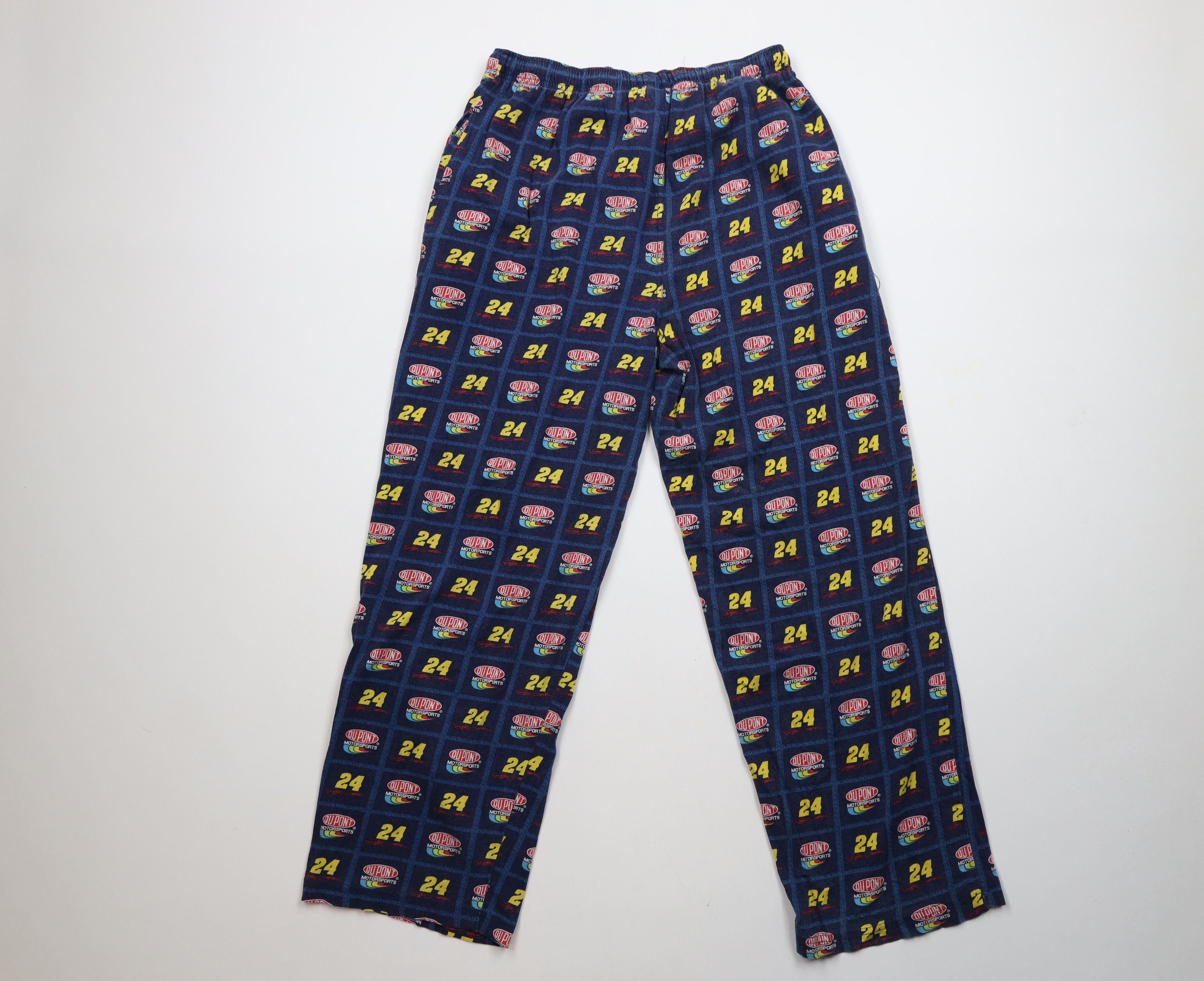 Vintage Vintage NASCAR Jeff Gordon Racing Wide Leg Pajama Pants Blue Size US 34 / EU 50 - 10 Thumbnail