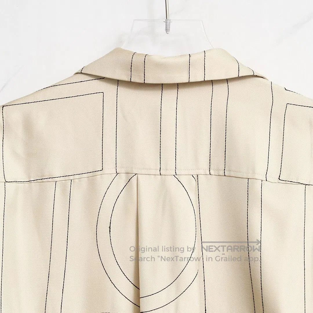 Toteme Toteme Women's Geometric Silk Blouse. Size M / US 6-8 / IT 42-44 - 6 Thumbnail