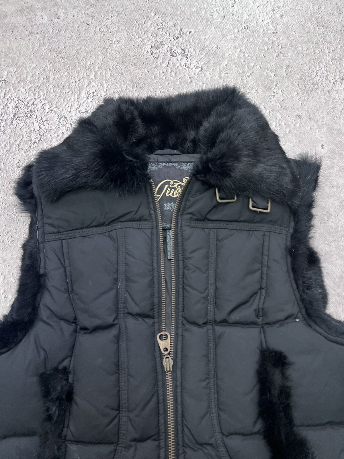 Hysteric Glamour × If Six Was Nine × Le Grande Bleu (L.G.B.) GUESS Fur vest down puffer IfSixWasNine LGB Style Size S / US 4 / IT 40 - 4 Thumbnail