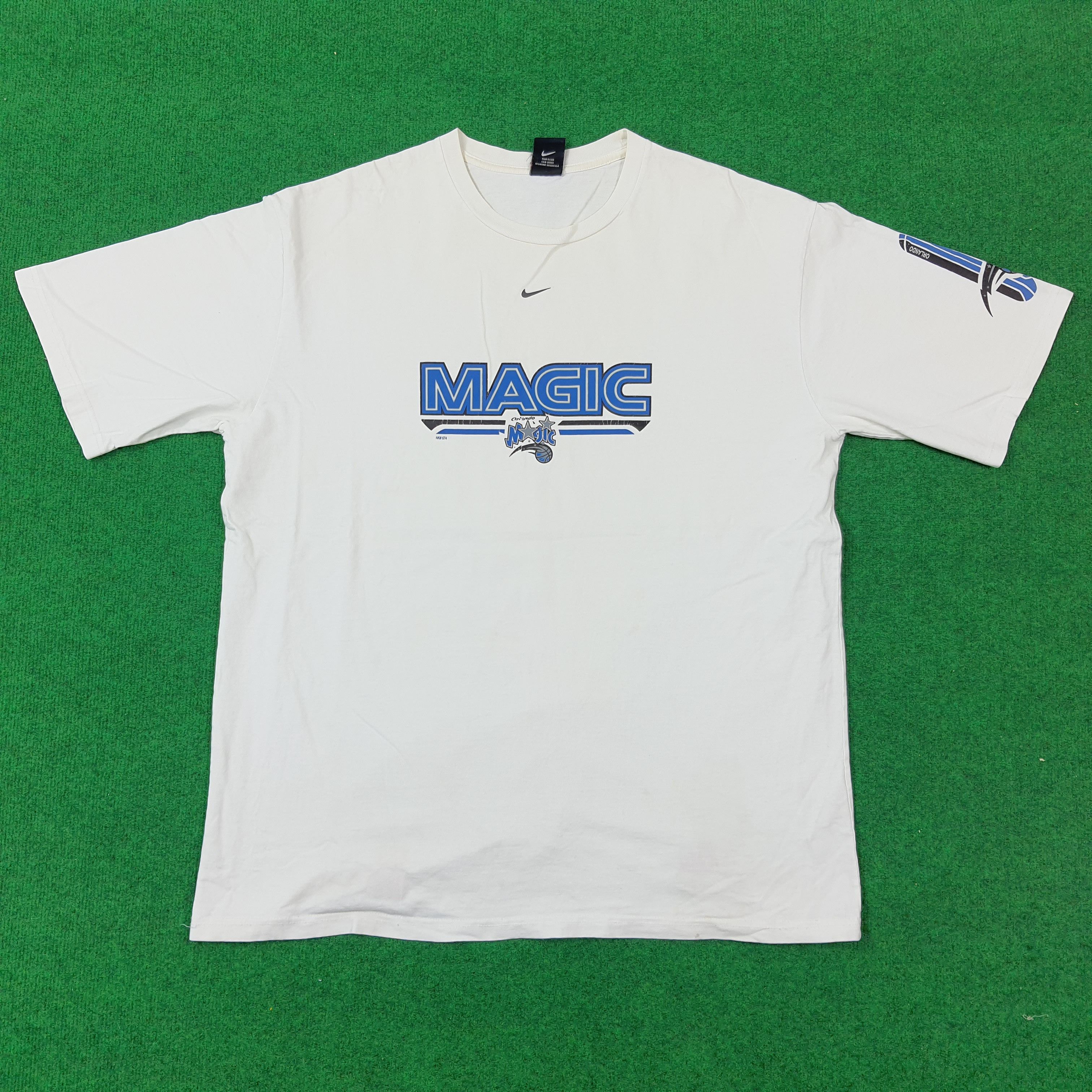 Nike × Vintage Vintage Nike Center Orlando Magic NBA Basketball Tshirt Size US XL / EU 56 / 4 - 1 Thumbnail
