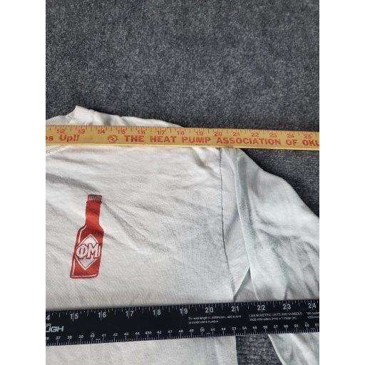 Gildan Phi Mu Sorority Long Sleeve Tshirt Women Sz L Gildan White S Size L / US 10 / IT 46 - 4 Thumbnail
