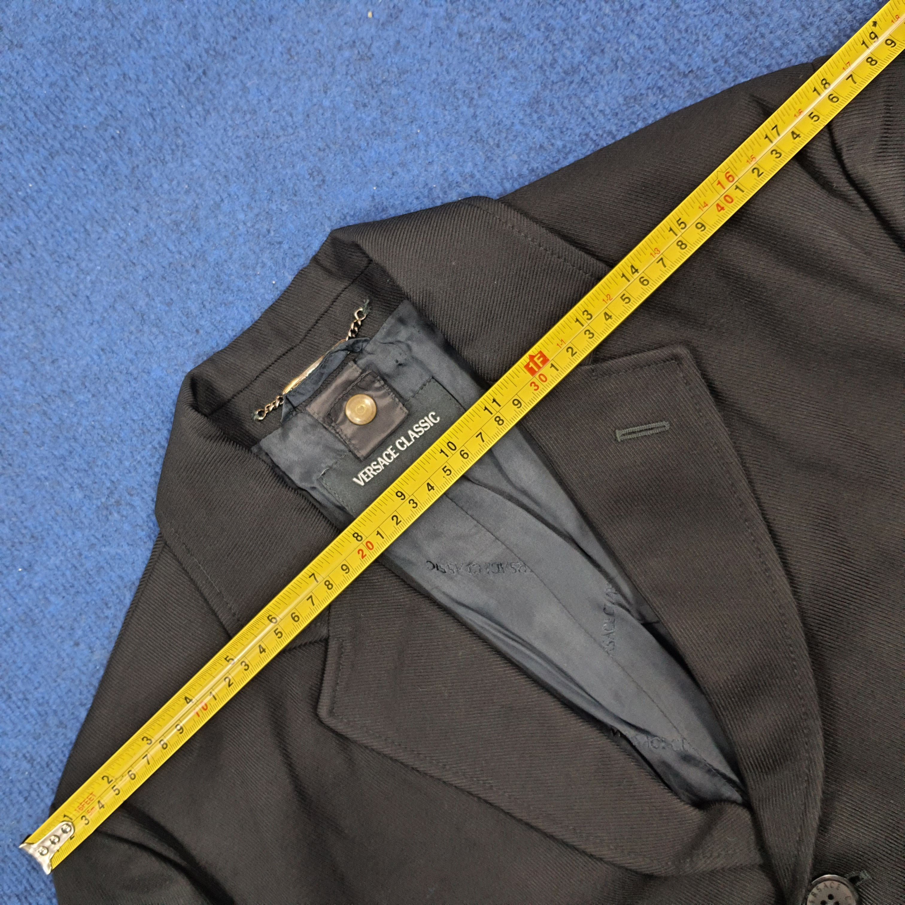 Versace × Vintage Vintage Versace Classic Trench Jacket Size US M / EU 48-50 / 2 - 13 Thumbnail
