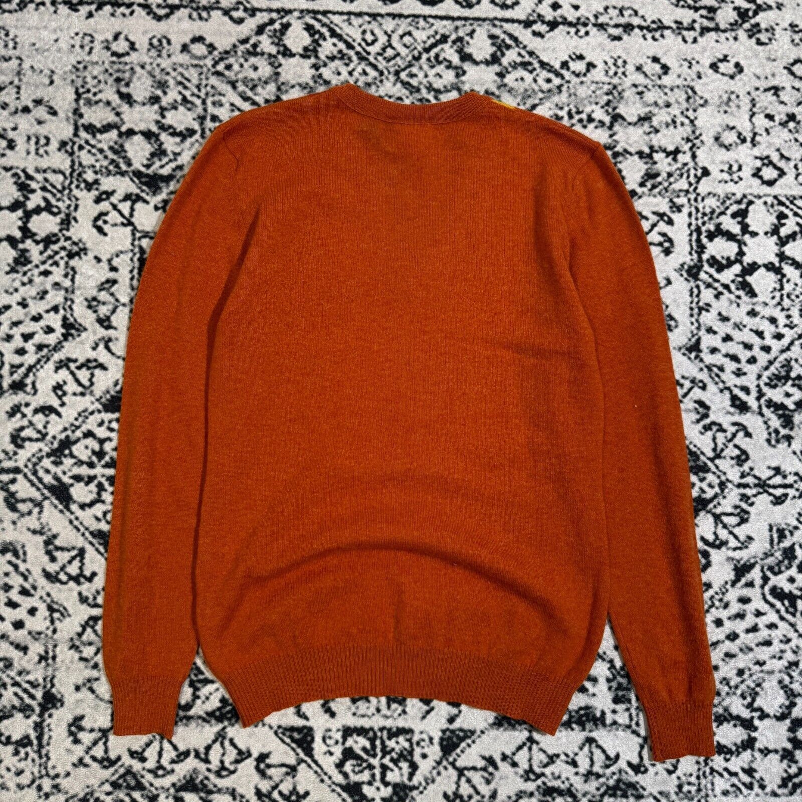 Lacoste × Vintage Vintage Lacoste Unisex Orange Yellow Red Wool Sweater Size S Size US S / EU 44-46 / 1 - 11 Thumbnail