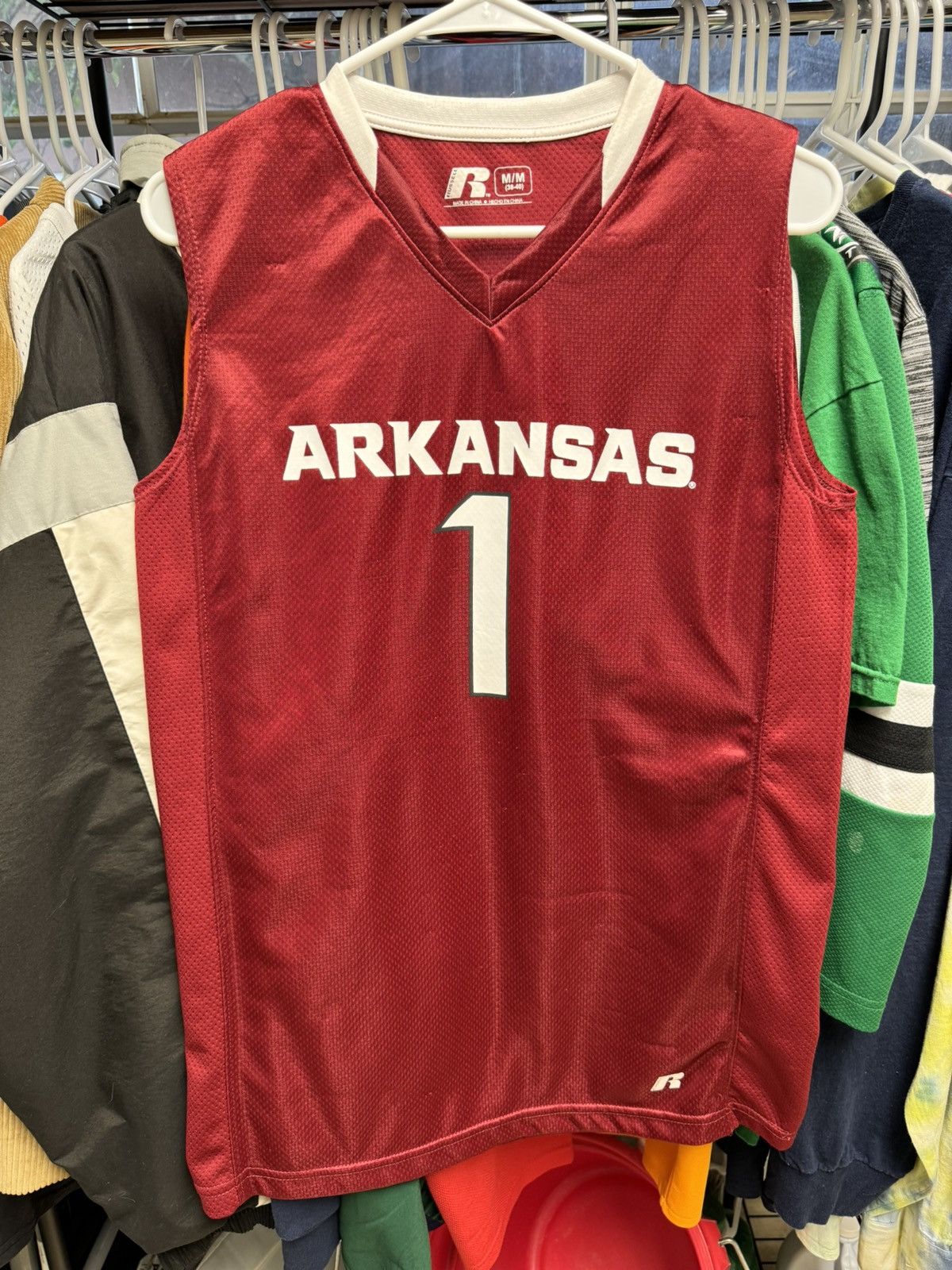 NCAA × Russell Athletic × Vintage Vintage NCAA Arkansas Razorbacks Russell Athletic Jersey Size US M / EU 48-50 / 2 - 1 Thumbnail