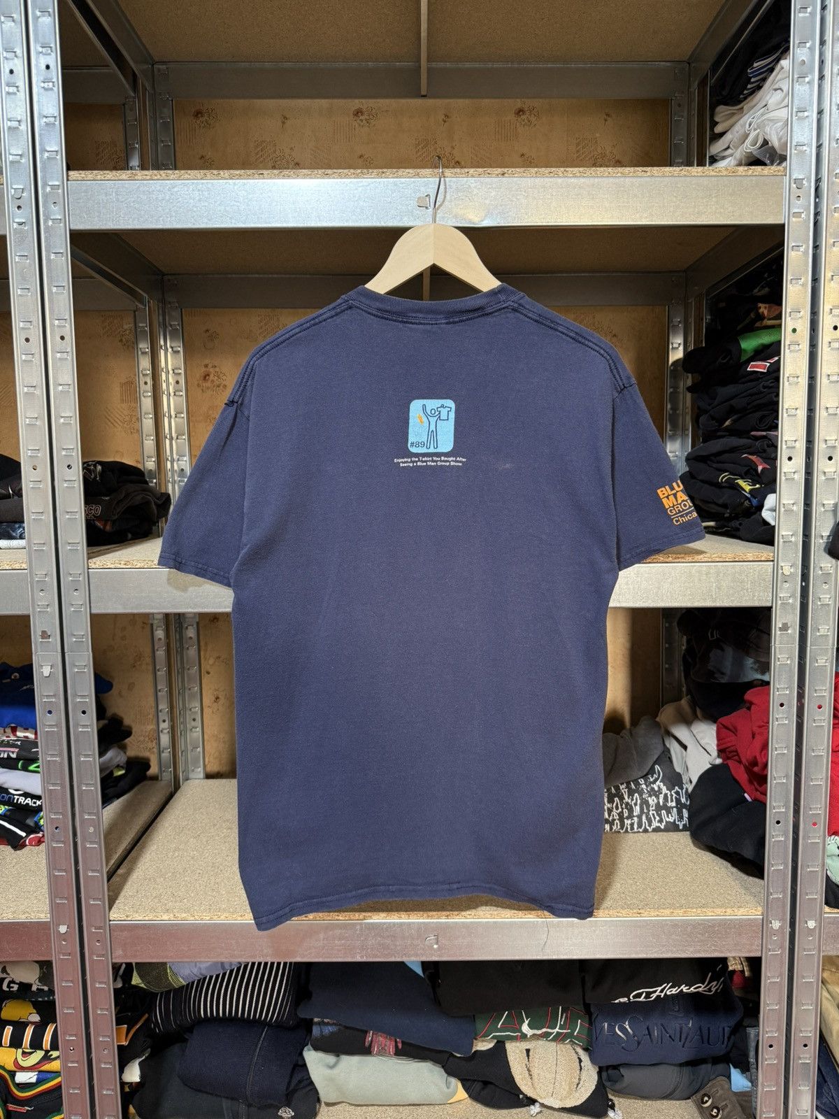 Band Tees × Vintage Vintage 90’s Blue Man Group Rock Concert Movements T-Shirt Size US L / EU 52-54 / 3 - 2 Thumbnail