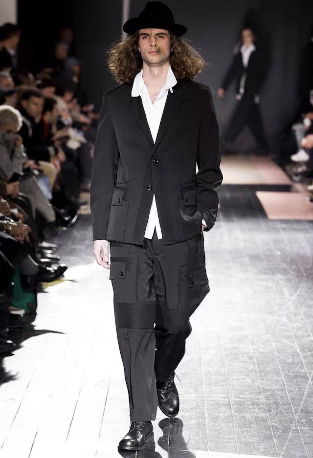Yohji Yamamoto Yohji Yamamoto Patchwork Raw Edge Triple Layer Blazer K4 Size US M / EU 48-50 / 2 - 3 Thumbnail