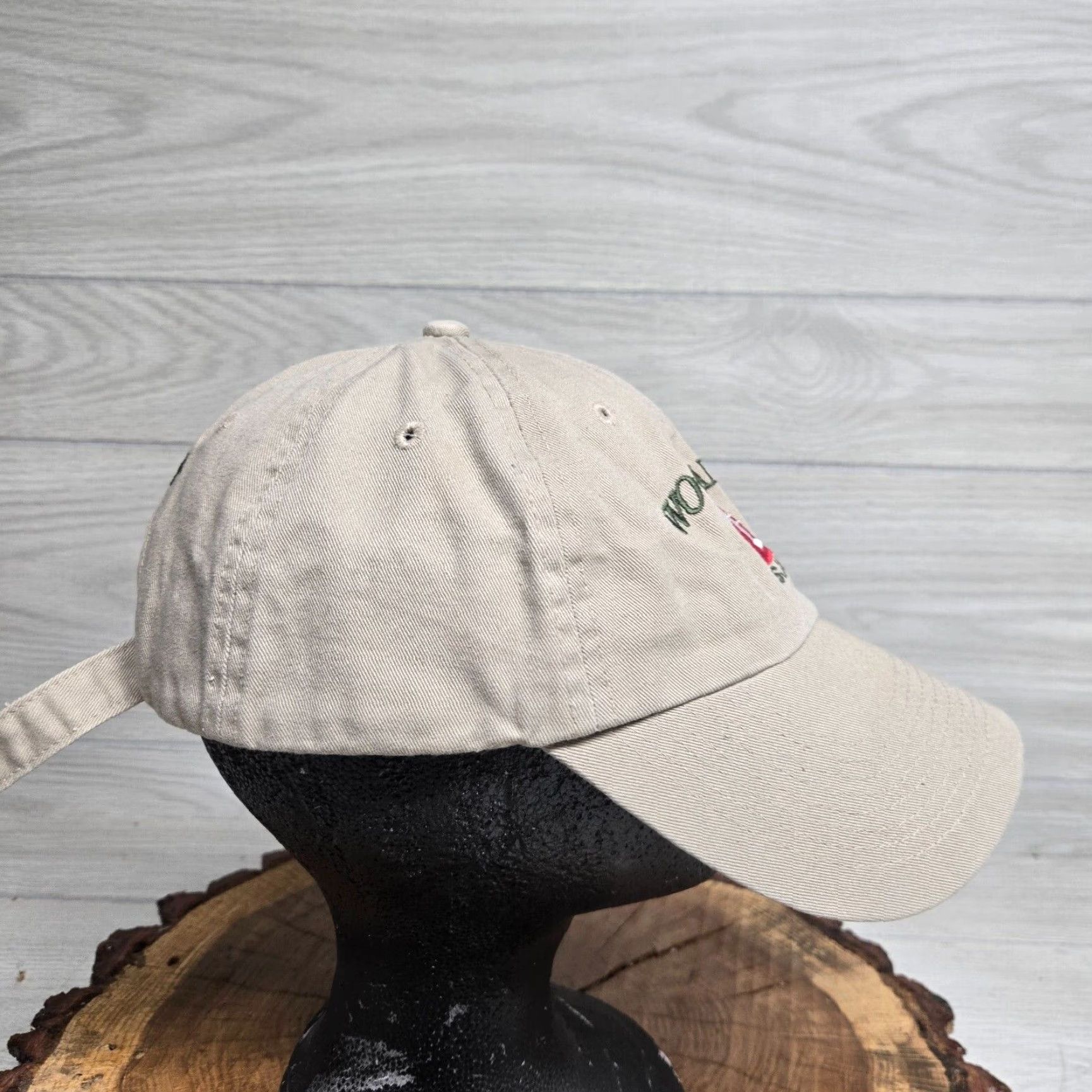 Vintage VINTAGE Wood Badge Hat Ball Cap Embroidered Adjustable Beige Men Adult One Size Ball Style Wood Badge Theme Mens Hat Size ONE SIZE - 2 Thumbnail