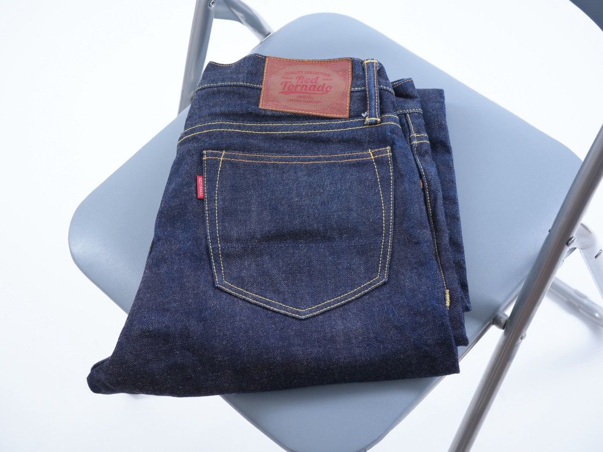 Japanese Brand Red Tornado Bronson Mfg. Blue Selvedge Denim Jeans sz 31 Size US 31 - 1 Thumbnail