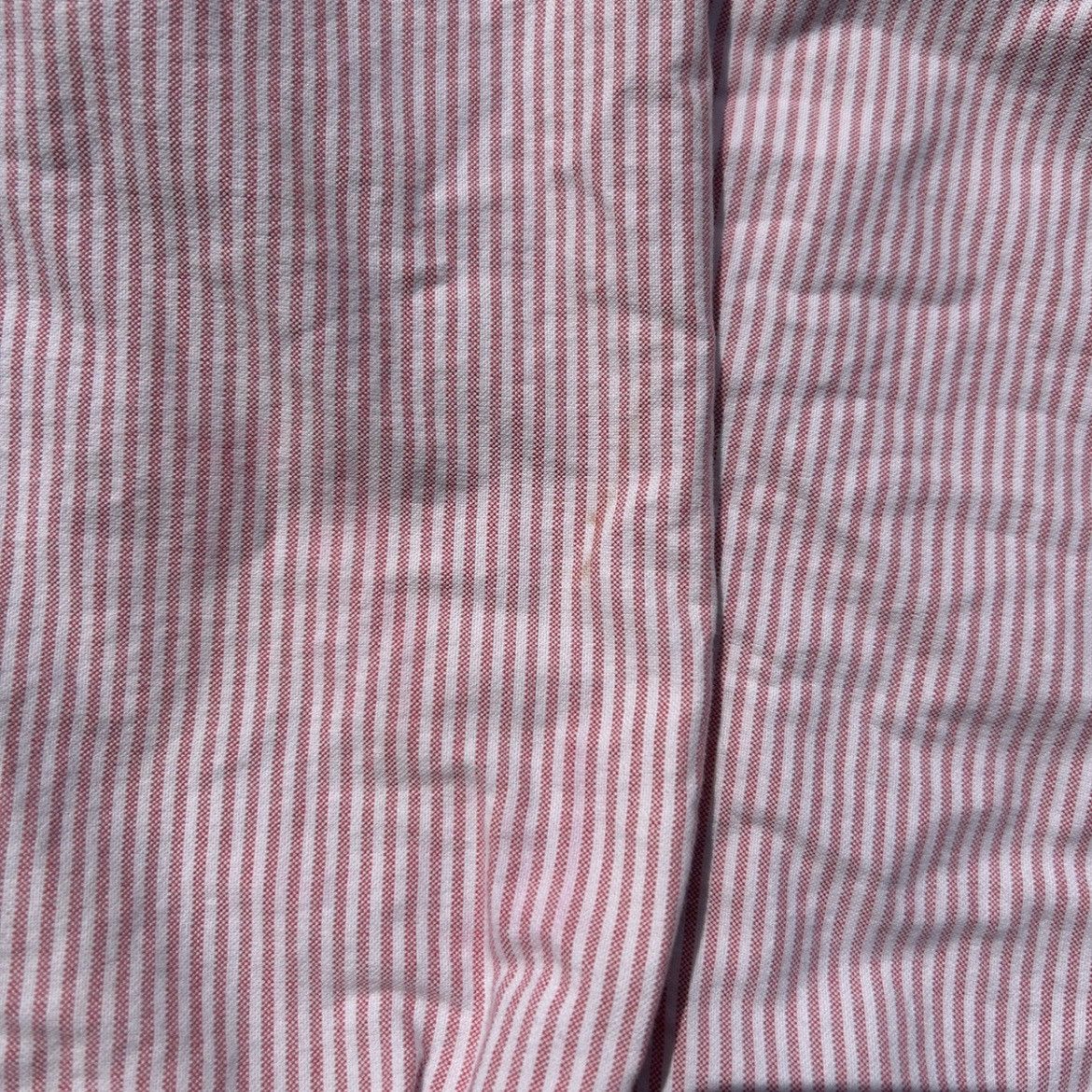 Ralph Lauren × Vintage VTG 90s Ralph Lauren Men's 16 Pink/White Pinstripe 34/35 Size US XL / EU 56 / 4 - 5 Thumbnail
