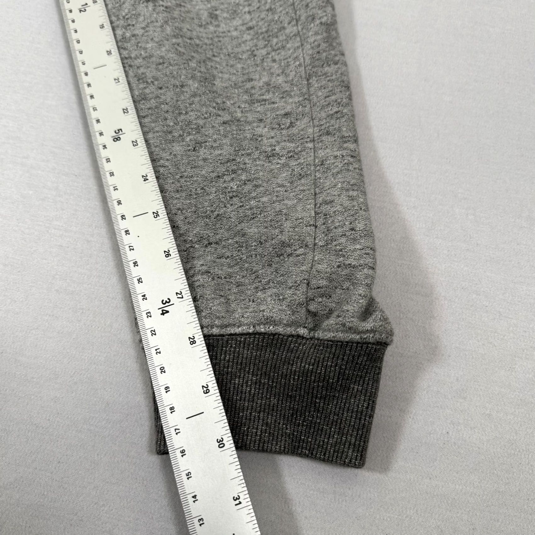 Faherty Faherty Mens Medium Gray Fleece Jogger Pants Drawstring Stretch Elastic Waist Size US 31 - 6 Thumbnail