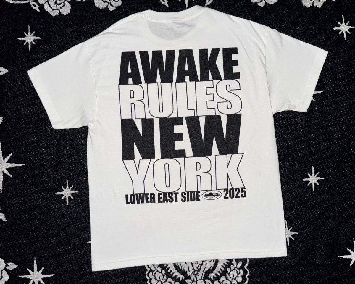 Corteiz AWAKE NY X CORTEIZ AWAKE RULES NEW YORK TEE EVENT EXCLUSIVE Size US S / EU 44-46 / 1 - 3 Thumbnail