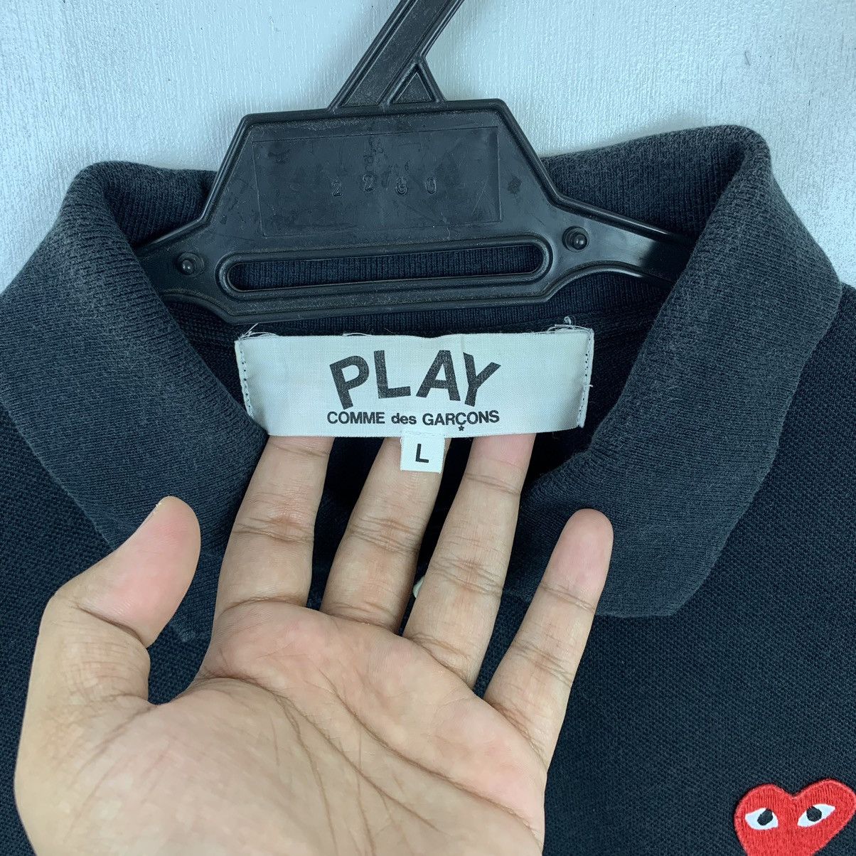 Comme des Garcons PLAY × Vintage AD 2005 Comme Des Garcons Play Polos Shirt Size US L / EU 52-54 / 3 - 3 Thumbnail