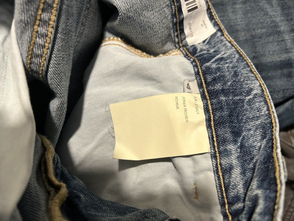 Our Legacy Our Legacy Joiner Trouser Shadow Wash Denim size 48 Size US 32 / EU 48 - 5 Thumbnail