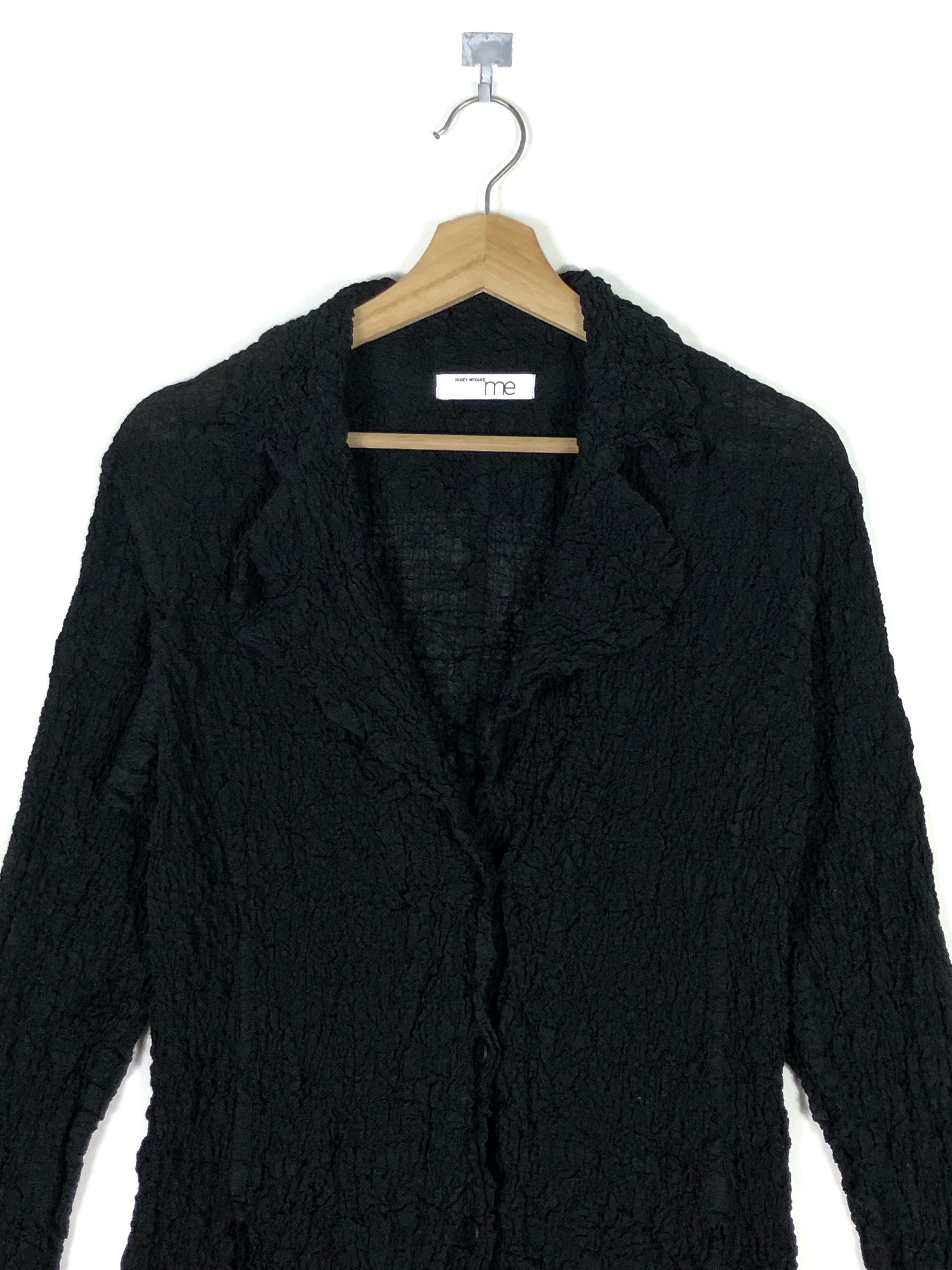 Issey Miyake RARE🔥AW16 CAULIFLOWER PUCKERING PLEATED TEXTURED JACKET Size S / US 4 / IT 40 - 9 Thumbnail