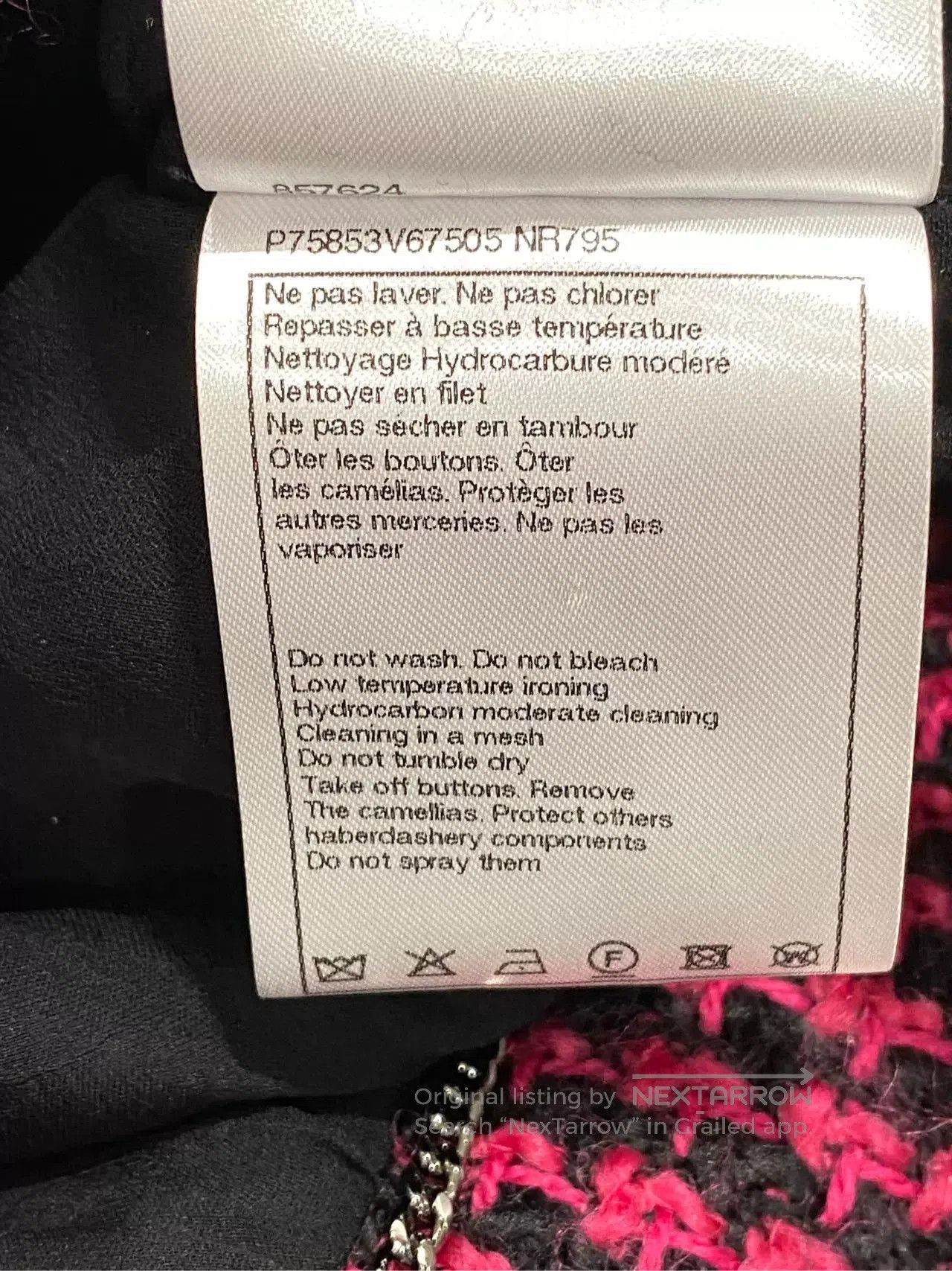 Chanel Chanel 23K Black Red Tweed Jacket. Size US M / EU 48-50 / 2 - 5 Thumbnail