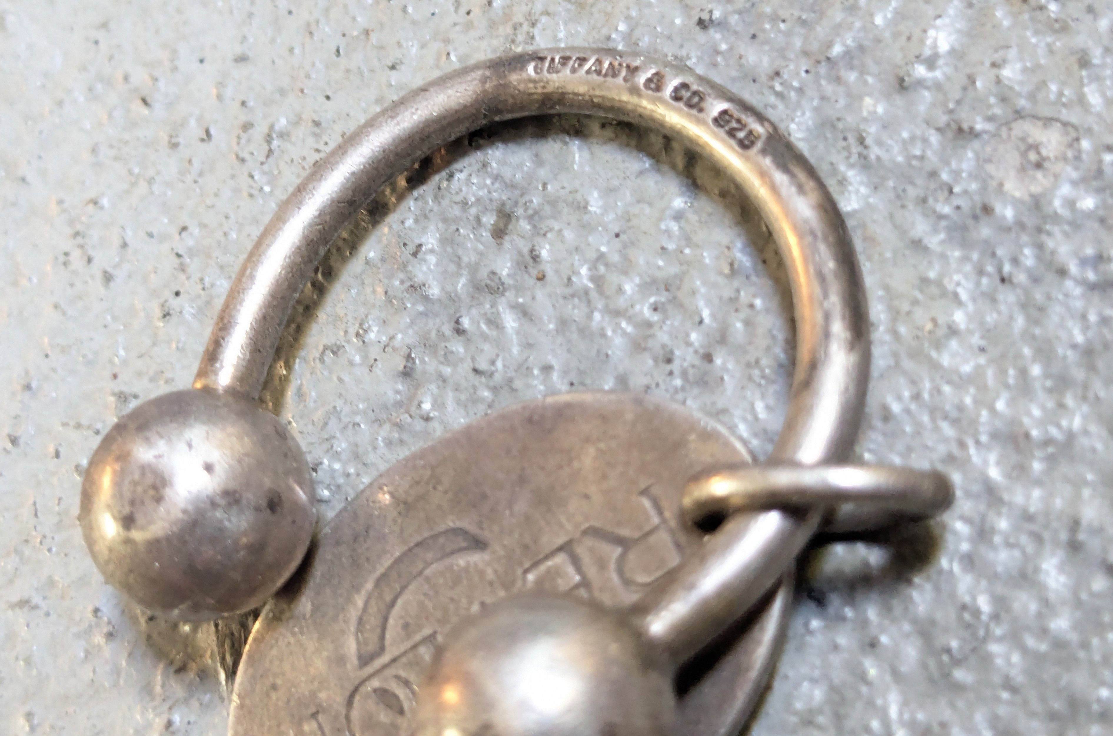 Jewelry Tiffany & Co Sterling Silver Keyring Keychain Horseshoe Size ONE SIZE - 2 Thumbnail