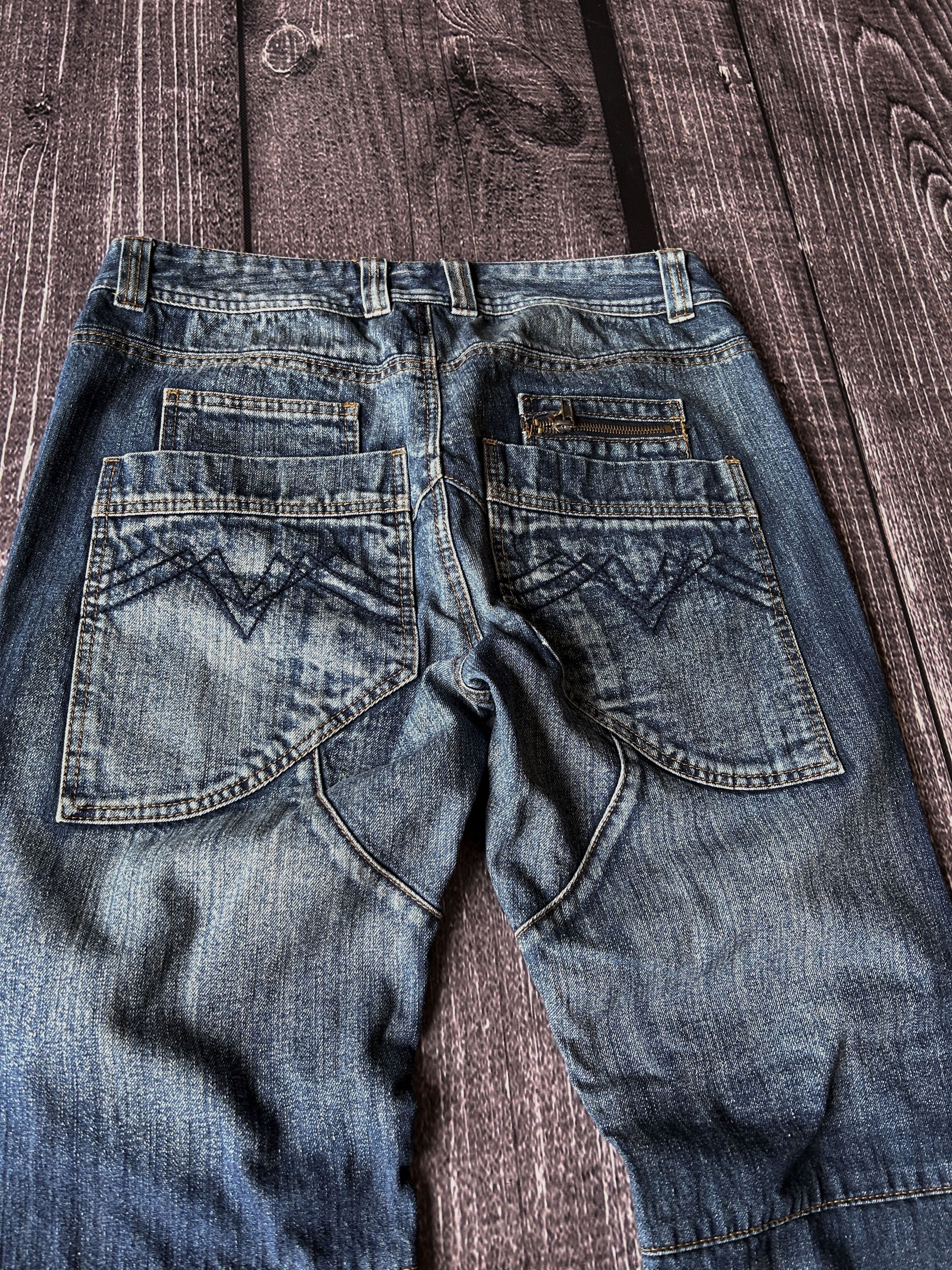Designer Vintage Rick Owens Junya Watanabe Style Washed Jeans Size US 32 / EU 48 - 4 Thumbnail