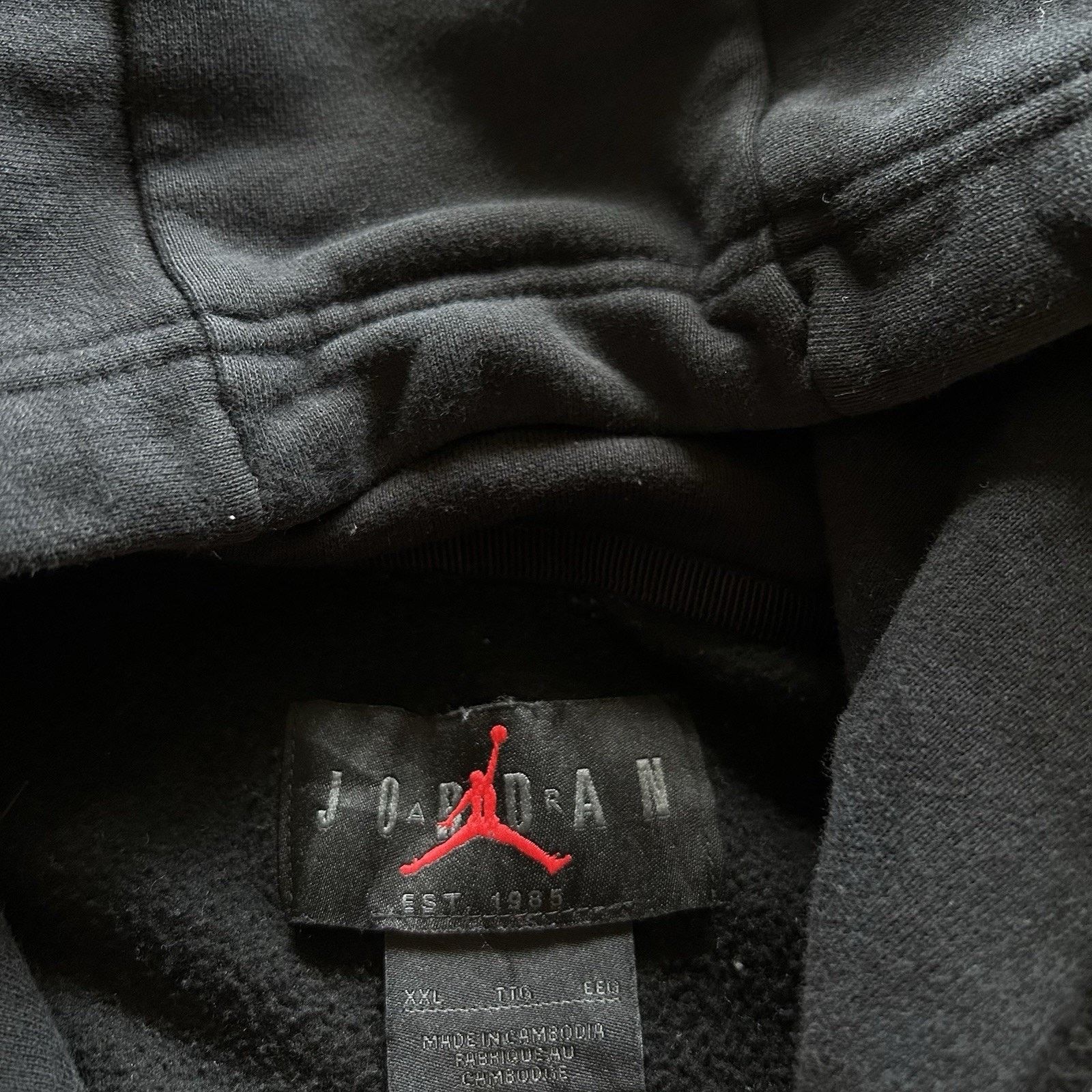 Jordan Brand Air Jordan PSG Paris Saint Germain Hoodie Size 2XL Black Y2K Size US XXL / EU 58 / 5 - 7 Thumbnail