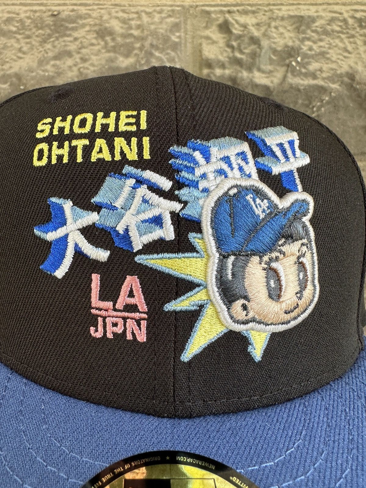 MLB × New Era × Supreme 7 1/8 Shohei Ohtani Los Angeles Dodgers New Era Fitted Cap Size ONE SIZE - 3 Thumbnail