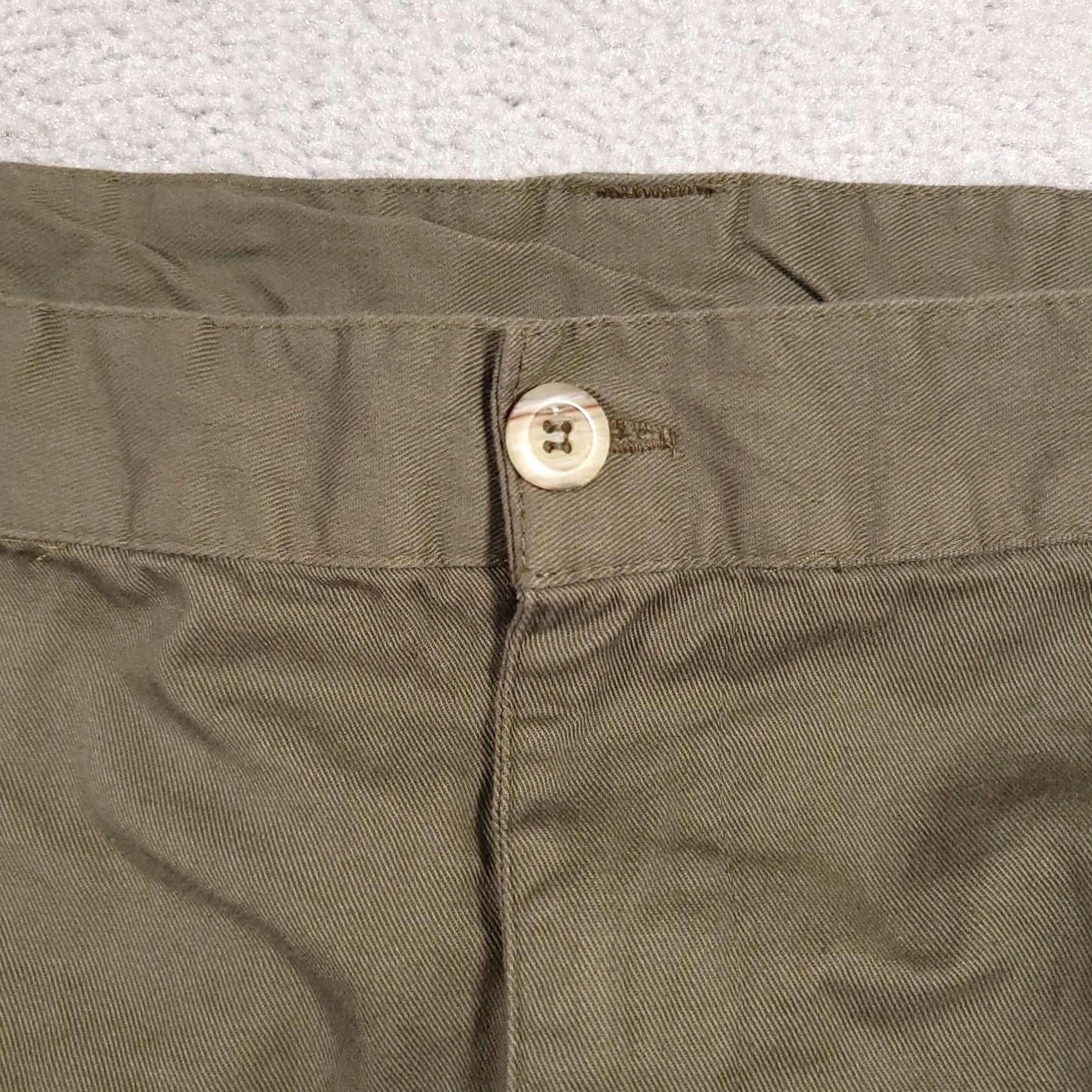 Vintage VINTAGE Cargo 42 Green Shorts Mens Cargo Pocket 90s Hiking Outdoors Camp Run Arounds Casual Travel Summer Spring Fall 7 In Inseam Size US 40 / EU 56 - 3 Thumbnail