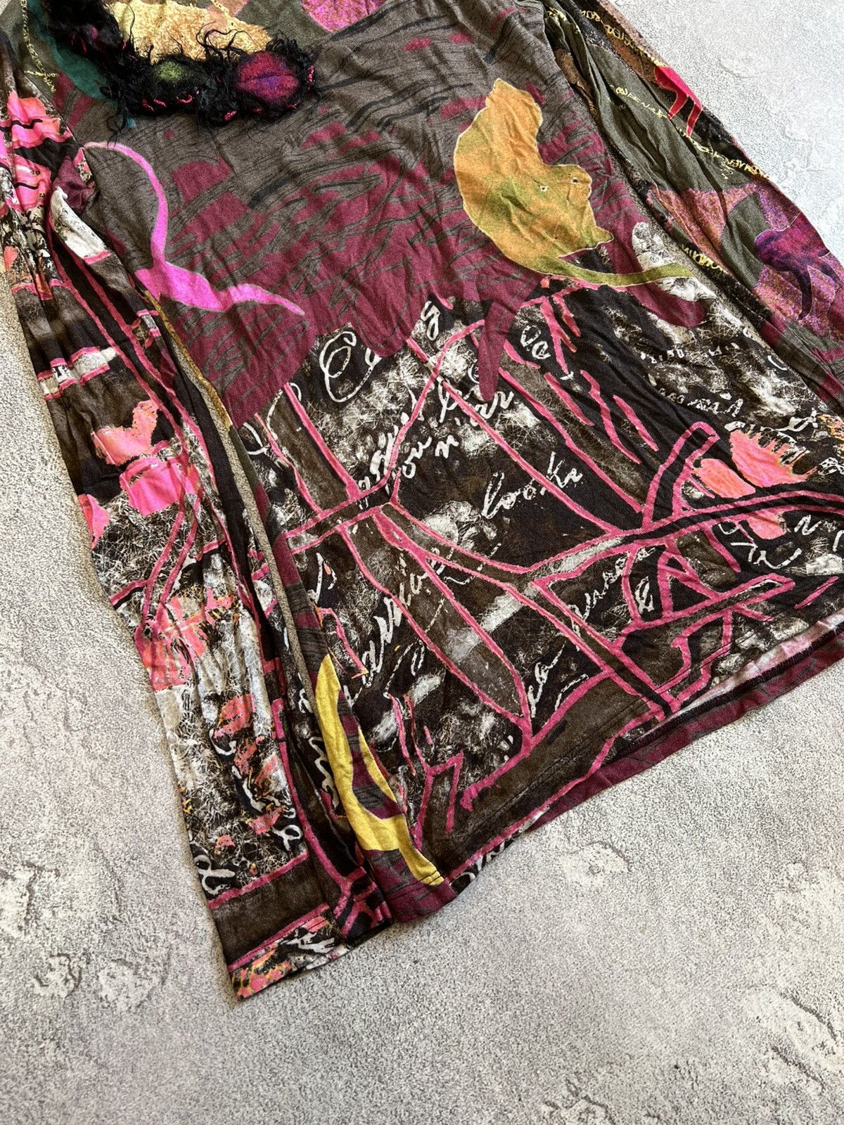 Designer Save The Queen S All Printed Long Sleeve Top Blouse Gaultier Size S / US 4 / IT 40 - 2 Thumbnail