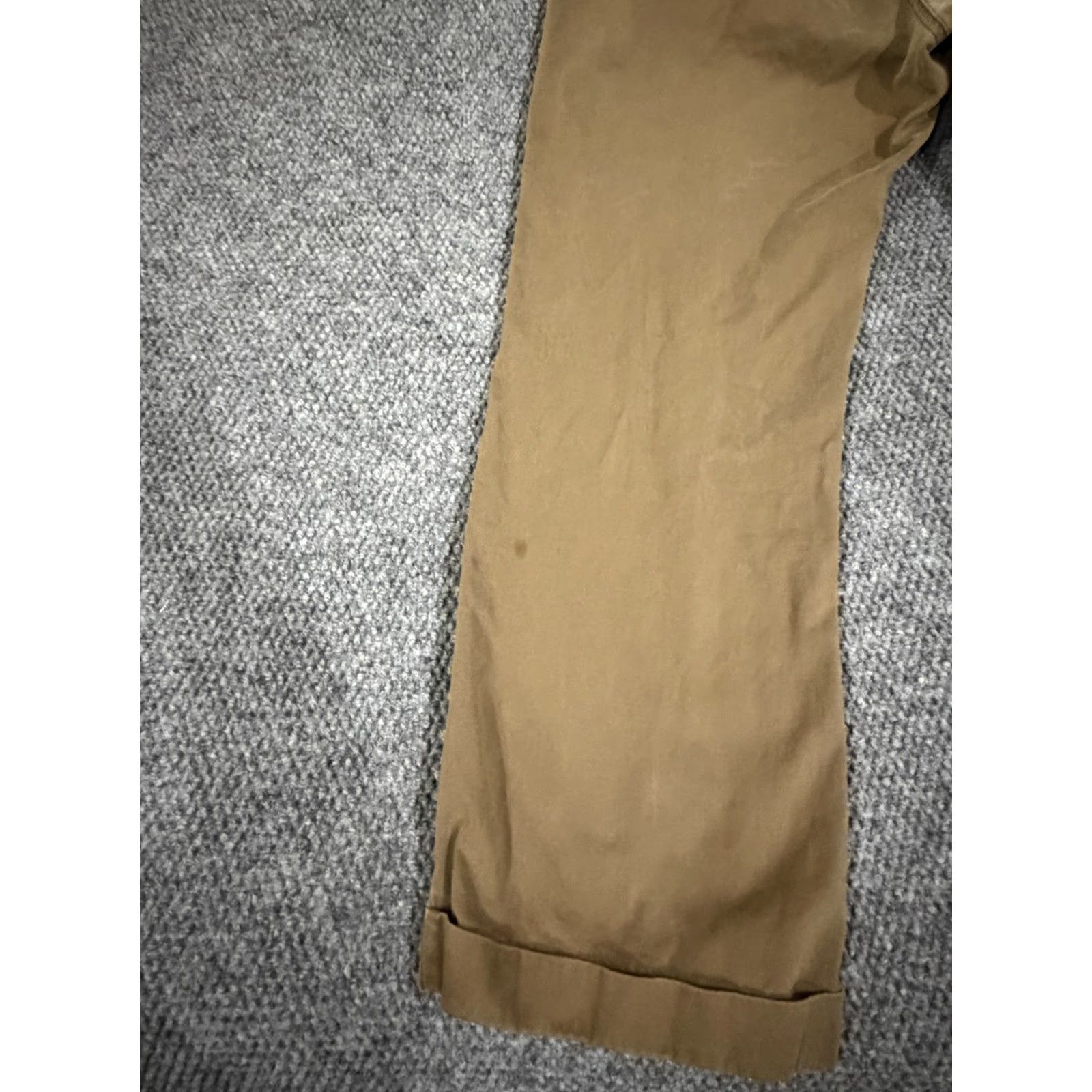 Bonobos Bonobos Pants Mens 36x30 Brown Canvas Chino Cuffed Straight Leg Cotton Casual Business Size US 36 / EU 52 - 7 Thumbnail