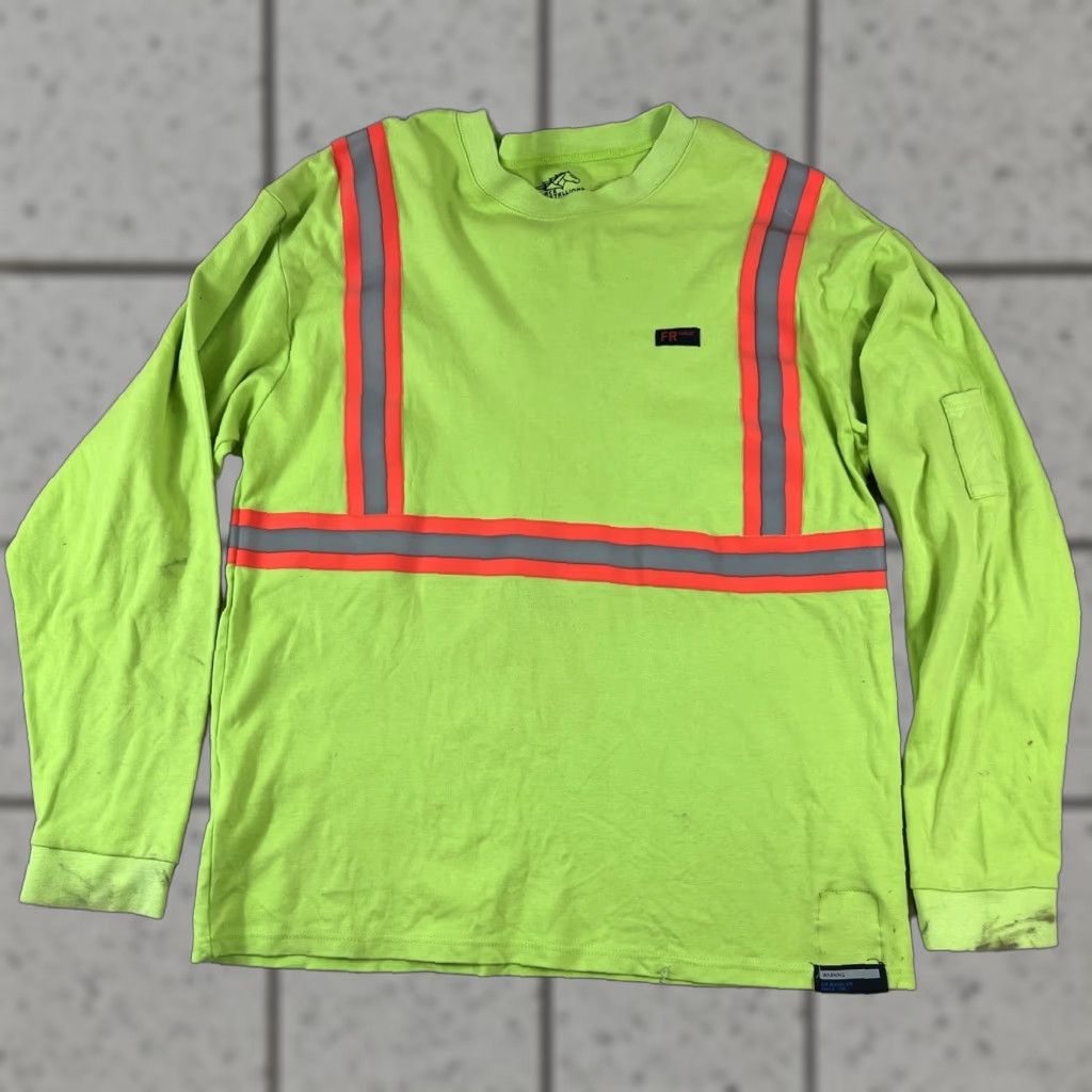 Vintage Black Stallion Shirt L Mens Black Hi Visibility Reflective Welding Work Shirt Size Large Size US L / EU 52-54 / 3 - 1 Thumbnail
