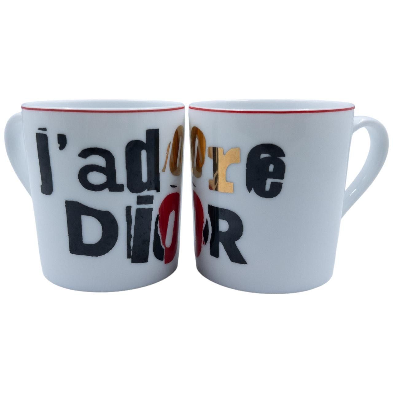 Dior Vintage Dior J'adore Double Mug Set Size ONE SIZE - 1 Thumbnail
