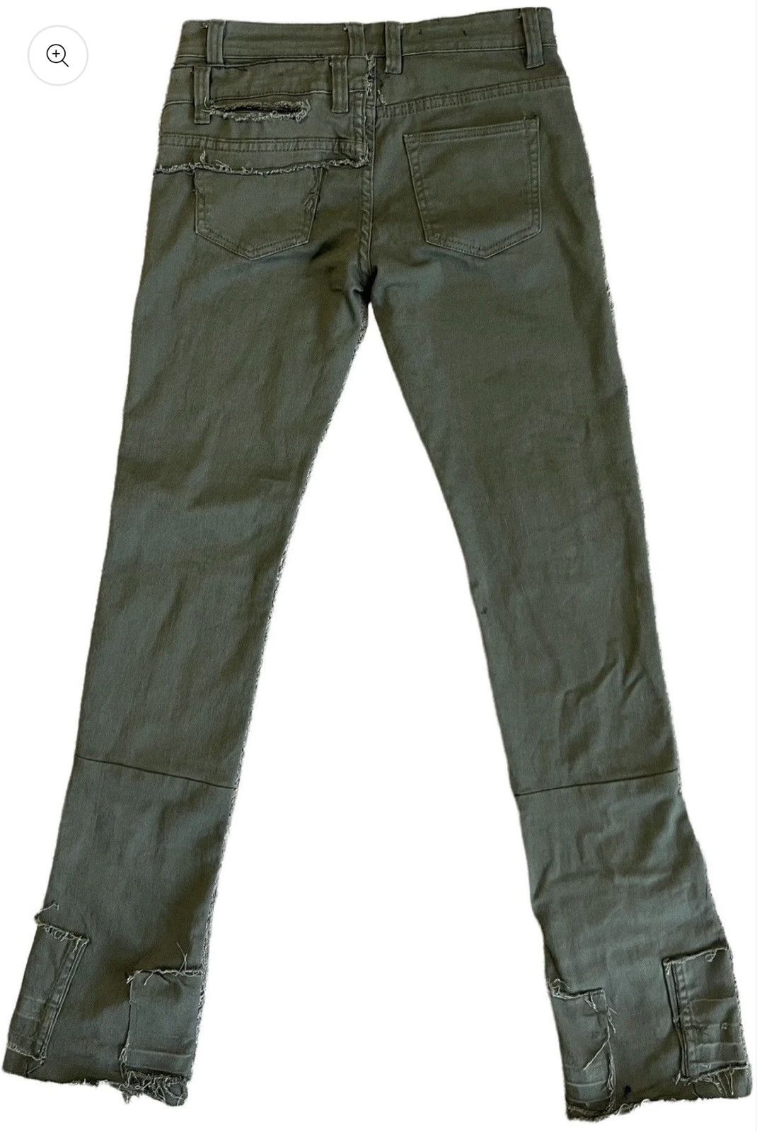 Designer StaticDenim - Olive Reconstruction Denim Size US 30 / EU 46 - 4 Thumbnail
