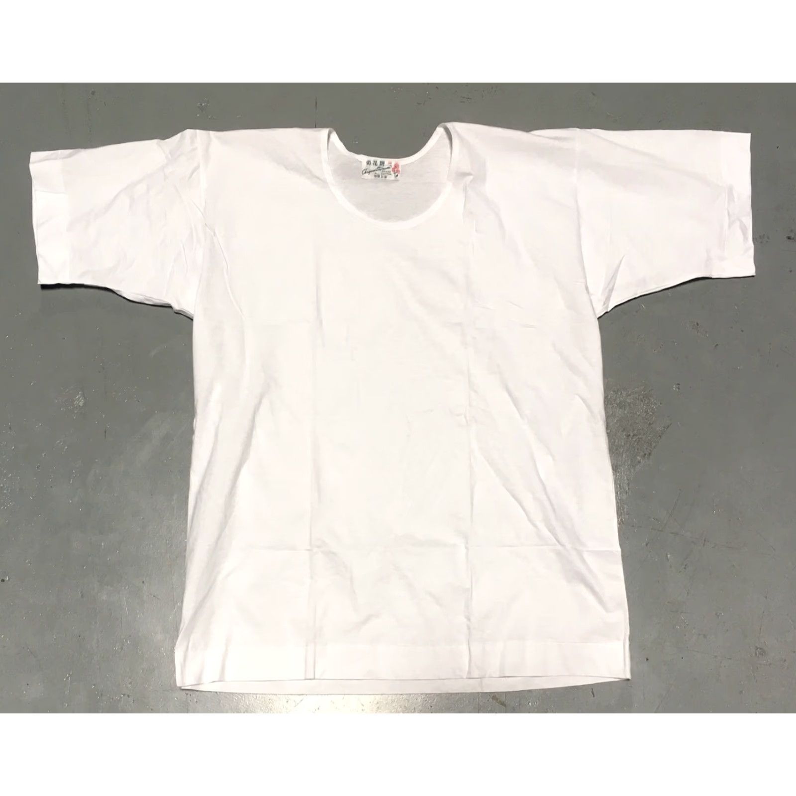 J Brand VINTAGE Chrysanthemum Brand All Cotton T-Shirt 42 White Mens Short Sleeve Tee Size US XL / EU 56 / 4 - 7 Thumbnail