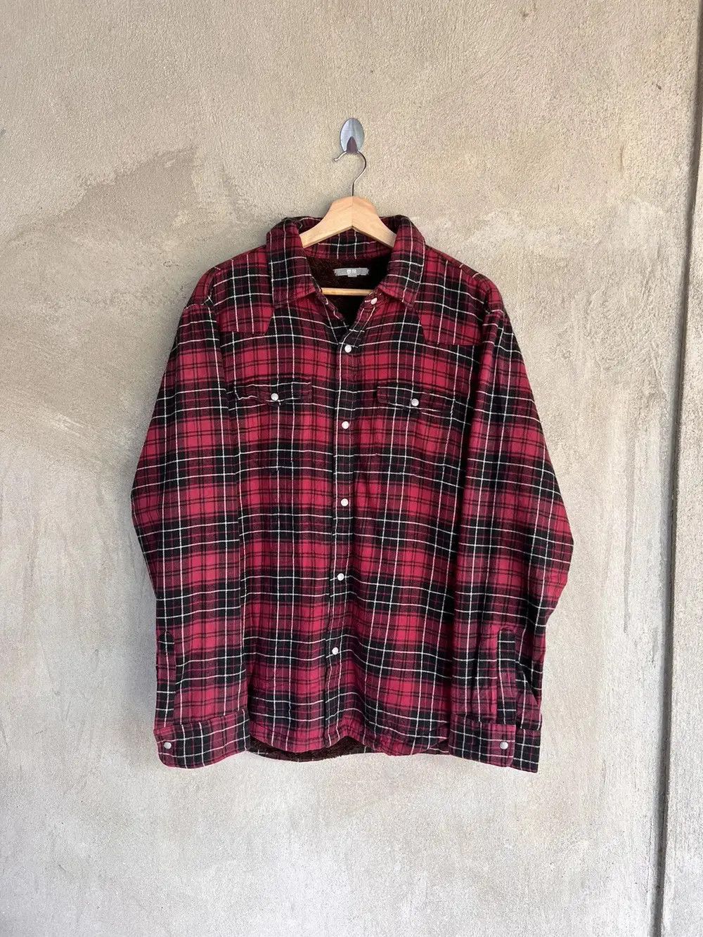 Flannel × Japanese Brand Japanese Brand Uniqlo Plaid Tartan Flannel Shirt Size US XL / EU 56 / 4 - 2 Thumbnail
