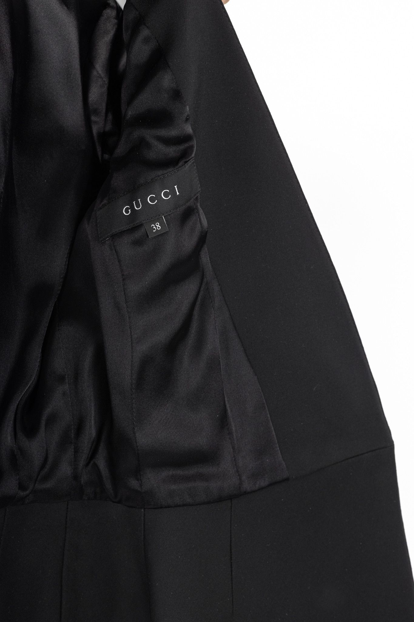 Gucci Gucci PF13 Black Cotton-Blend Belted Jacket Size XS / US 0-2 / IT 36-38 - 8 Thumbnail