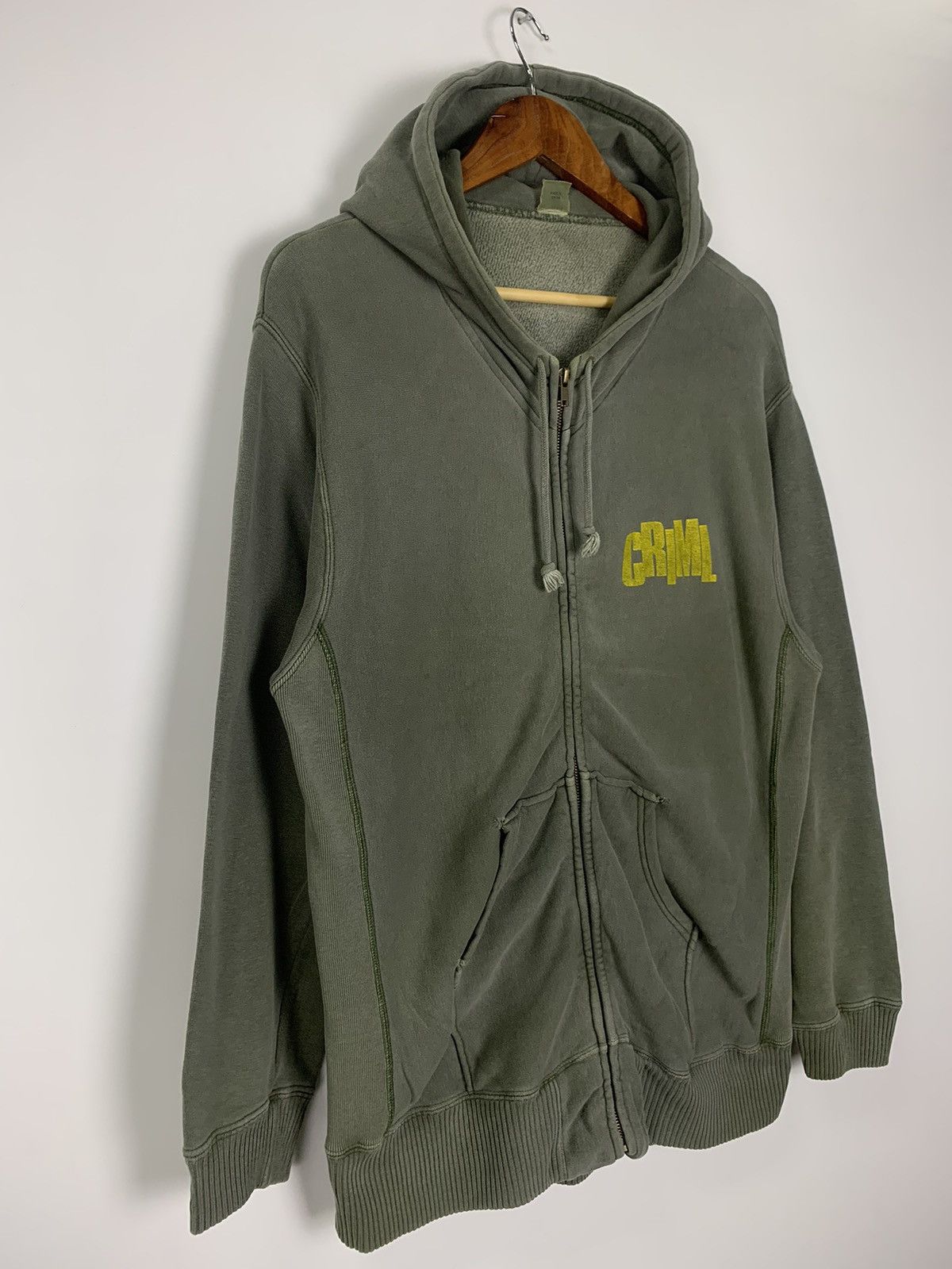 Japanese Brand × Vintage Vintage Lock Heaven zipper hoodie Size US L / EU 52-54 / 3 - 4 Thumbnail