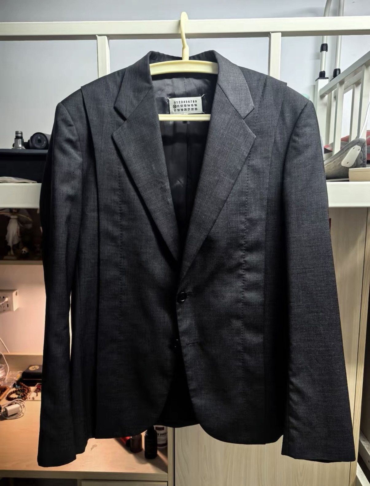 Maison Margiela Maison Margiela Deconstructed Pleated Blazer Size 42L - 1 Thumbnail