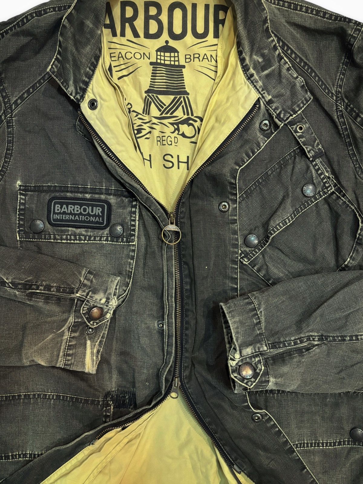Barbour Barbour International® Vintage Cotton International Jacket. Size US L / EU 52-54 / 3 - 6 Thumbnail