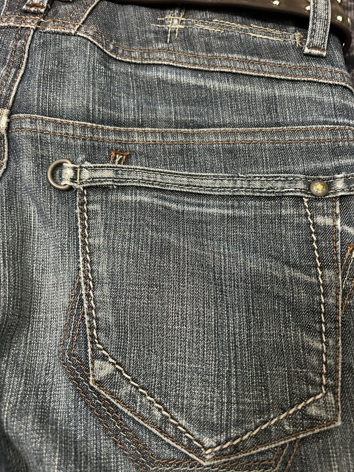 Marithe + Francois Girbaud Vintage Washed Marithe Feancois Girbaud Flare Jeans Size US 27 - 13 Thumbnail