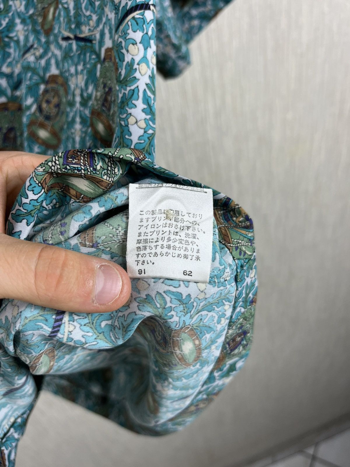 Japanese Brand Vintage Comme Ca Du Mode Men patterned shirt Japanese Size US L / EU 52-54 / 3 - 15 Thumbnail