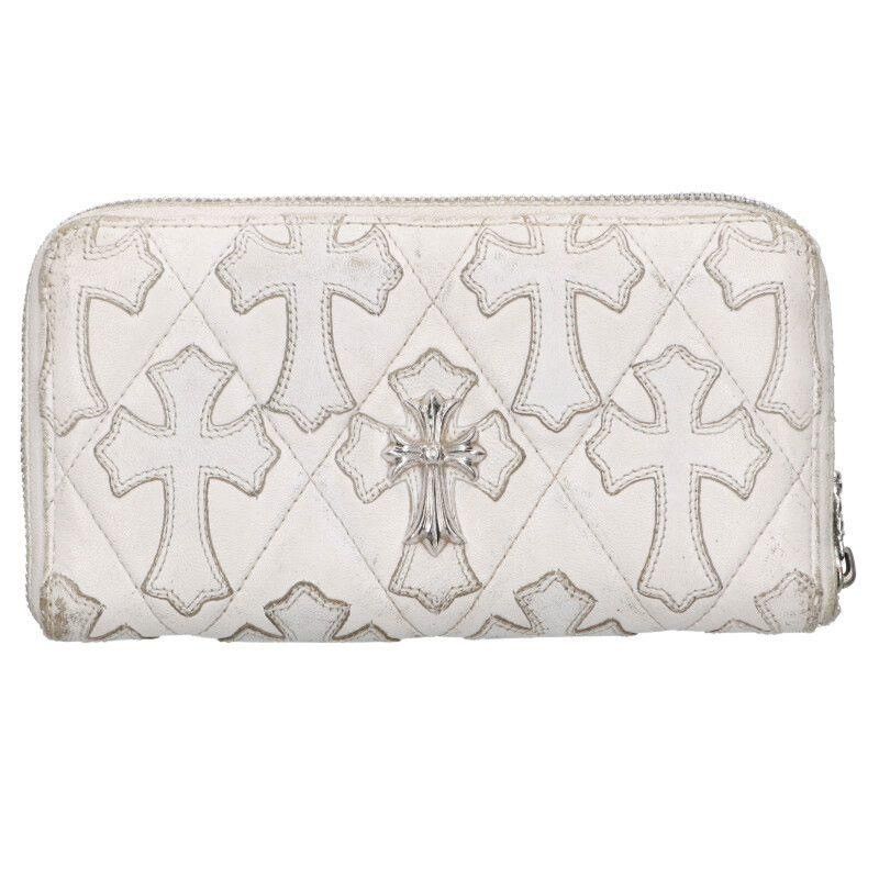 Chrome Hearts Chrome Hearts CH cross cemetery leather patch QUILTED wallet Size ONE SIZE - 1 Thumbnail