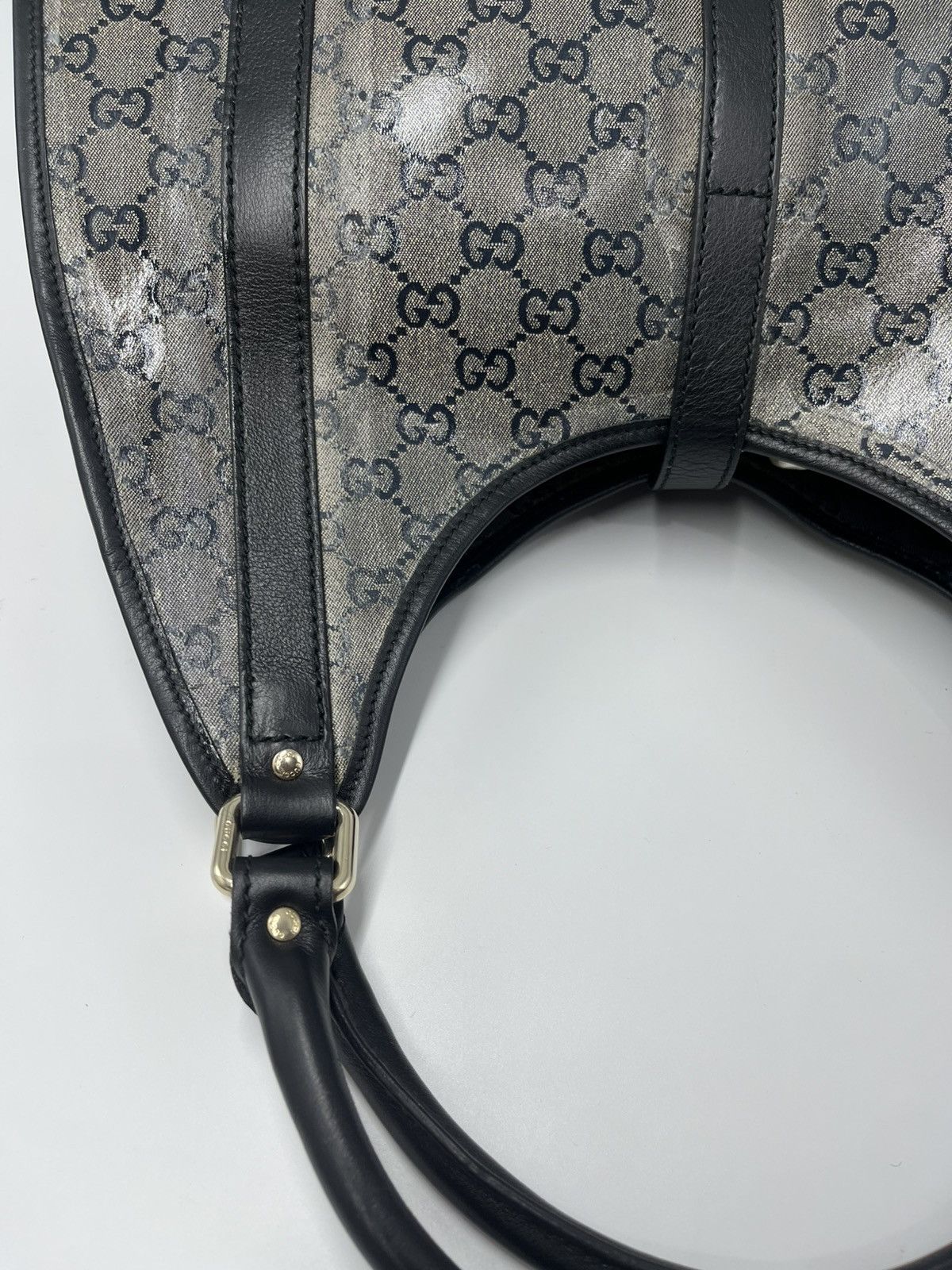 Gucci GUCCI Crystal Monogram Medium Joy Shoulder Bag Black Size ONE SIZE - 13 Thumbnail