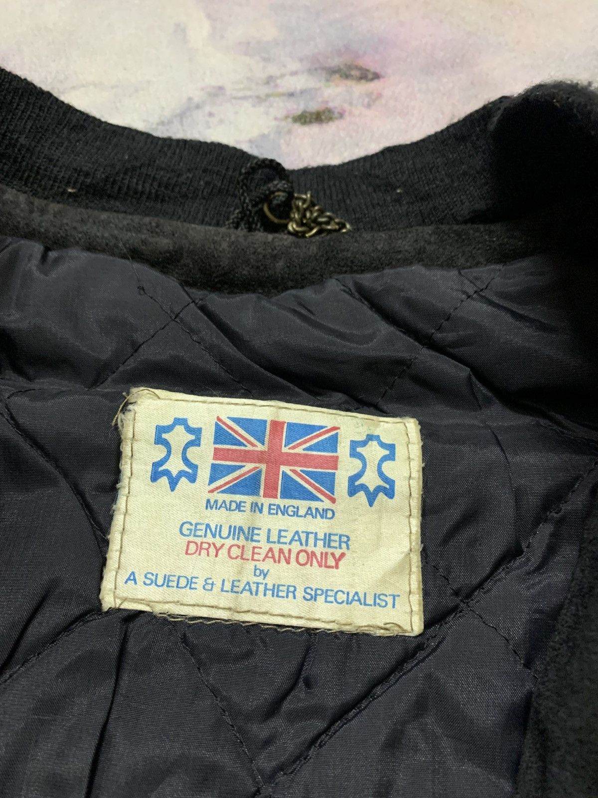 Leather Vintage Eight Ball Leather Suede Dirty Made in England Size US L / EU 52-54 / 3 - 7 Thumbnail
