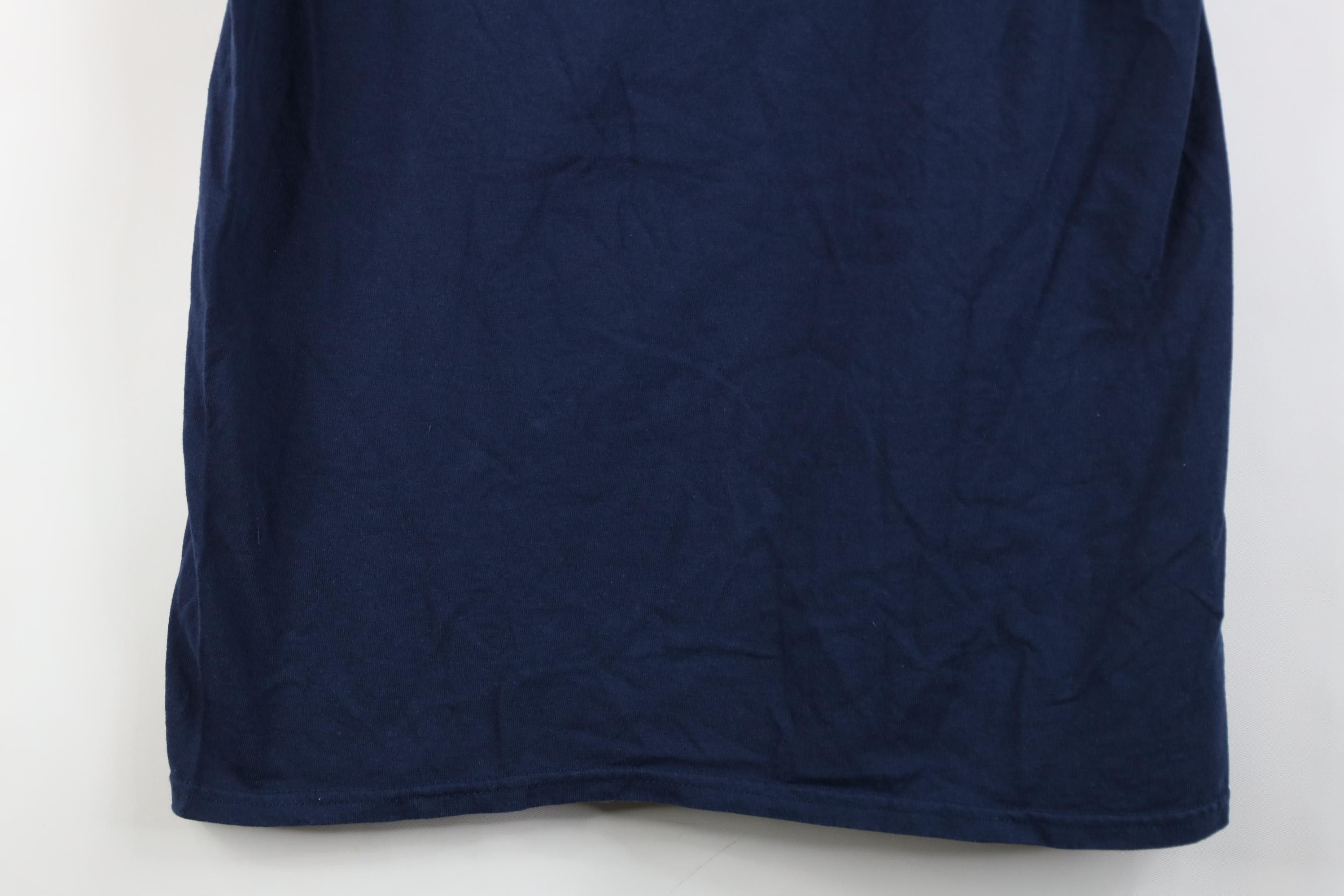 Vintage Vintage 90s Y2K Streetwear Tank Top T-Shirt Blue Cotton Size US M / EU 48-50 / 2 - 3 Thumbnail