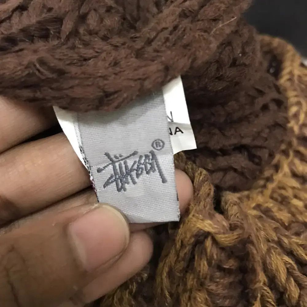 Stussy Stussy Rare Design Knit Beanie Hat Size ONE SIZE - 10 Thumbnail