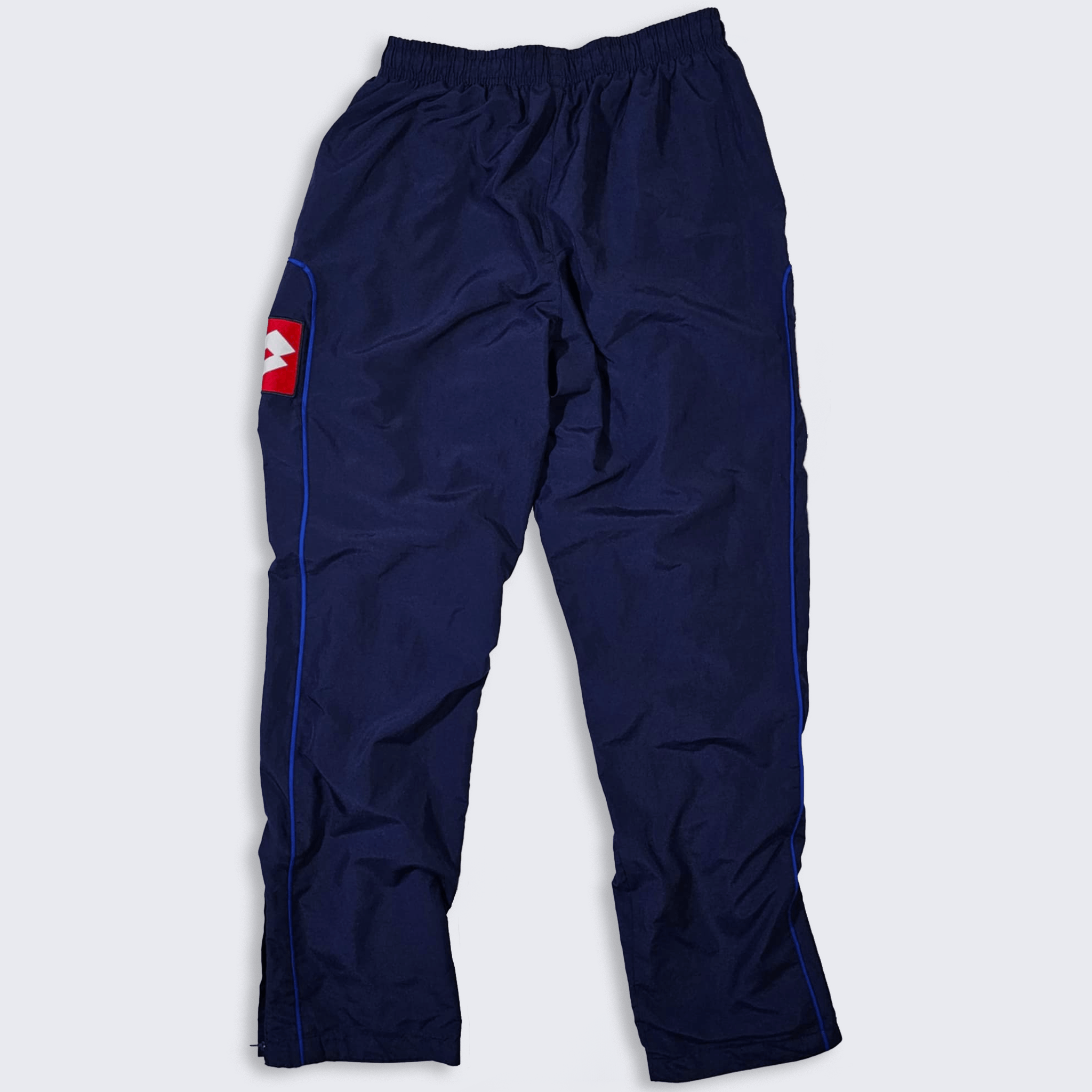Lotto Sport × Vintage Lotto Vintage 90s Italy Blue Windbreaker Track Pants Size US 32 / EU 48 - 2 Thumbnail