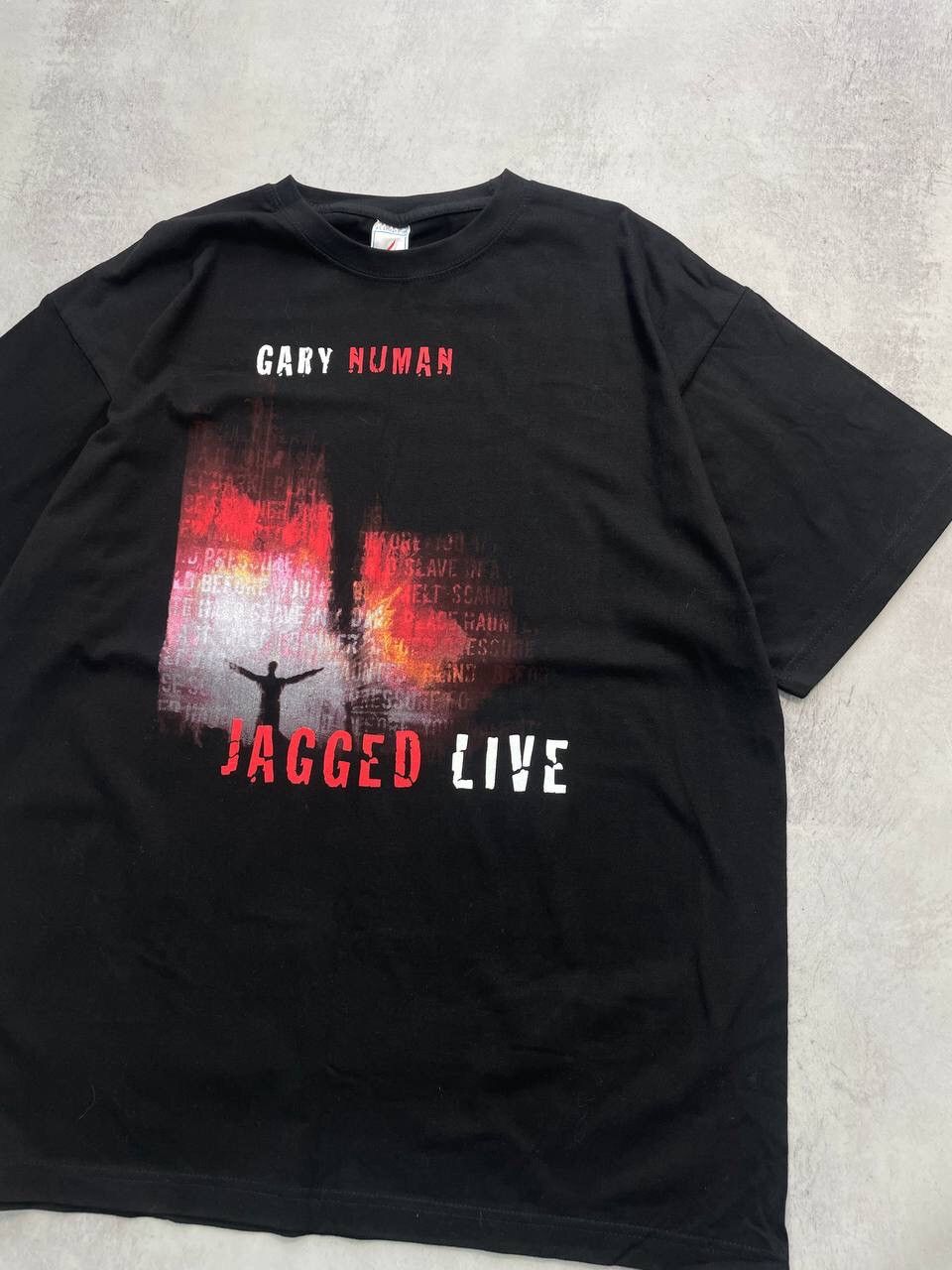 Band Tees × Japanese Brand × Vintage Vintage Gary Numan Jagged Live Tour 2007 Tee T-Shirt Y2K Size US XL / EU 56 / 4 - 3 Thumbnail