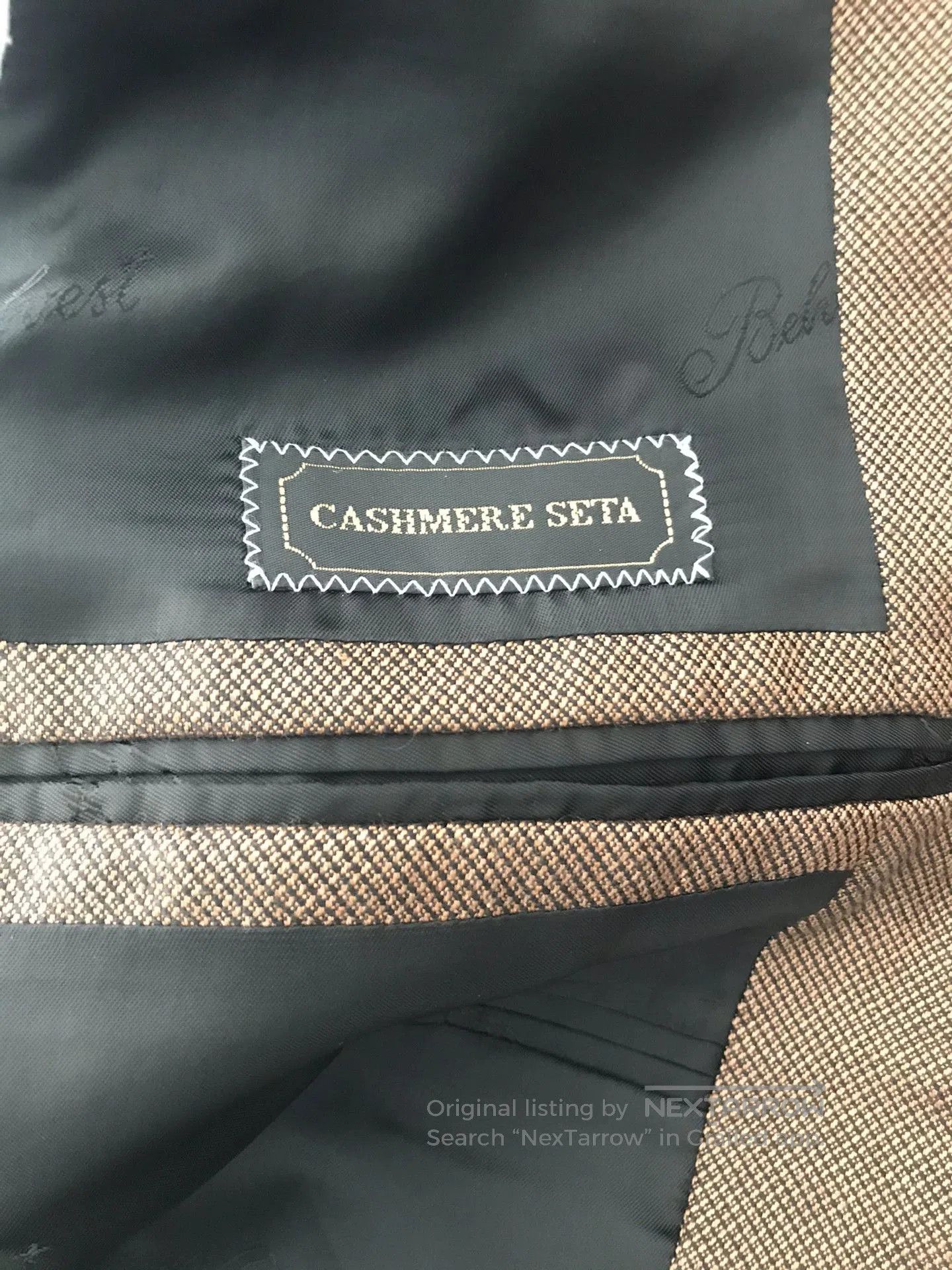 Ermenegildo Zegna Handmade Cashmere Suit by Belvest. Size US L / EU 52-54 / 3 - 6 Thumbnail