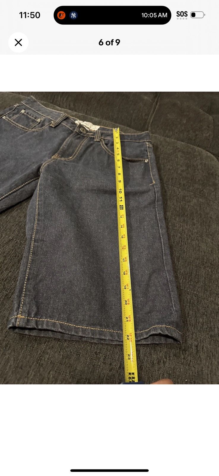Ecko Unltd. Ecko Unltd Black Dark Raw Jorts Skater Punk Grunge Goth Size US 32 / EU 48 - 6 Thumbnail