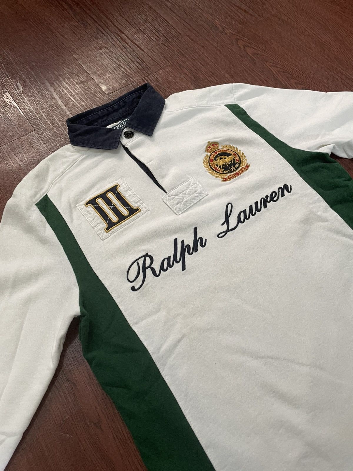 Polo Ralph Lauren Polo Ralph Lauren St.Moritz White World Cup Rugby LS Polo Size US M / EU 48-50 / 2 - 3 Thumbnail