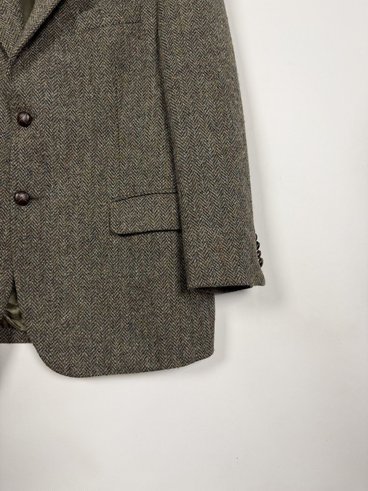 Harris Tweed Harris Tweed x Gurteen Menswear Wool Blazer Vintage Size 42R Size 42R - 5 Thumbnail