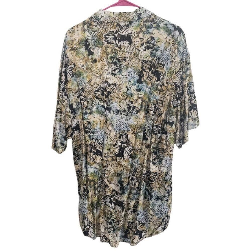 Designer CT1858 Tony Lambert Men's Floral Short Sleeve Shirt L Size US L / EU 52-54 / 3 - 3 Thumbnail